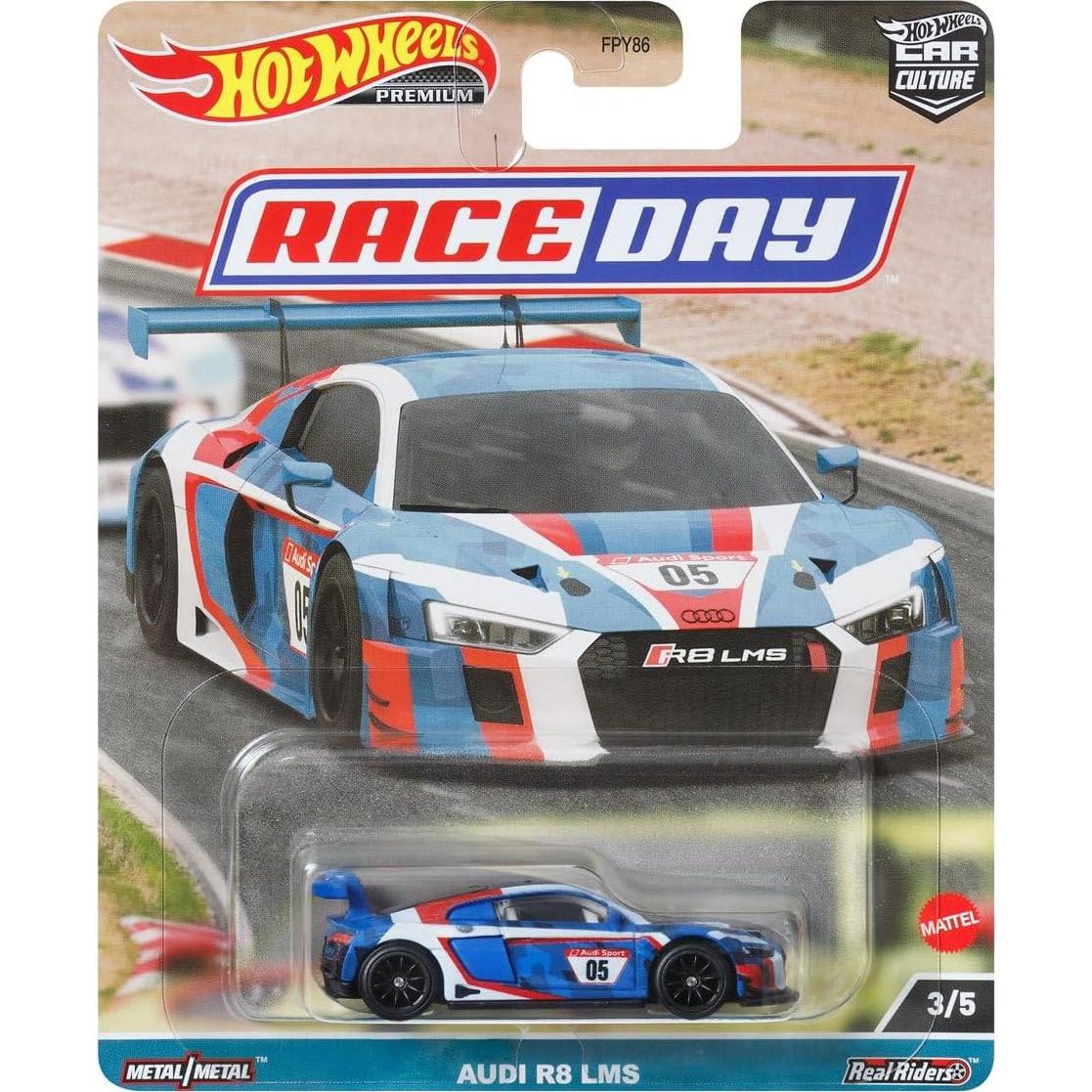 Conjunto 5 Vehículos Diecast Hot Wheels 2023 Race Day