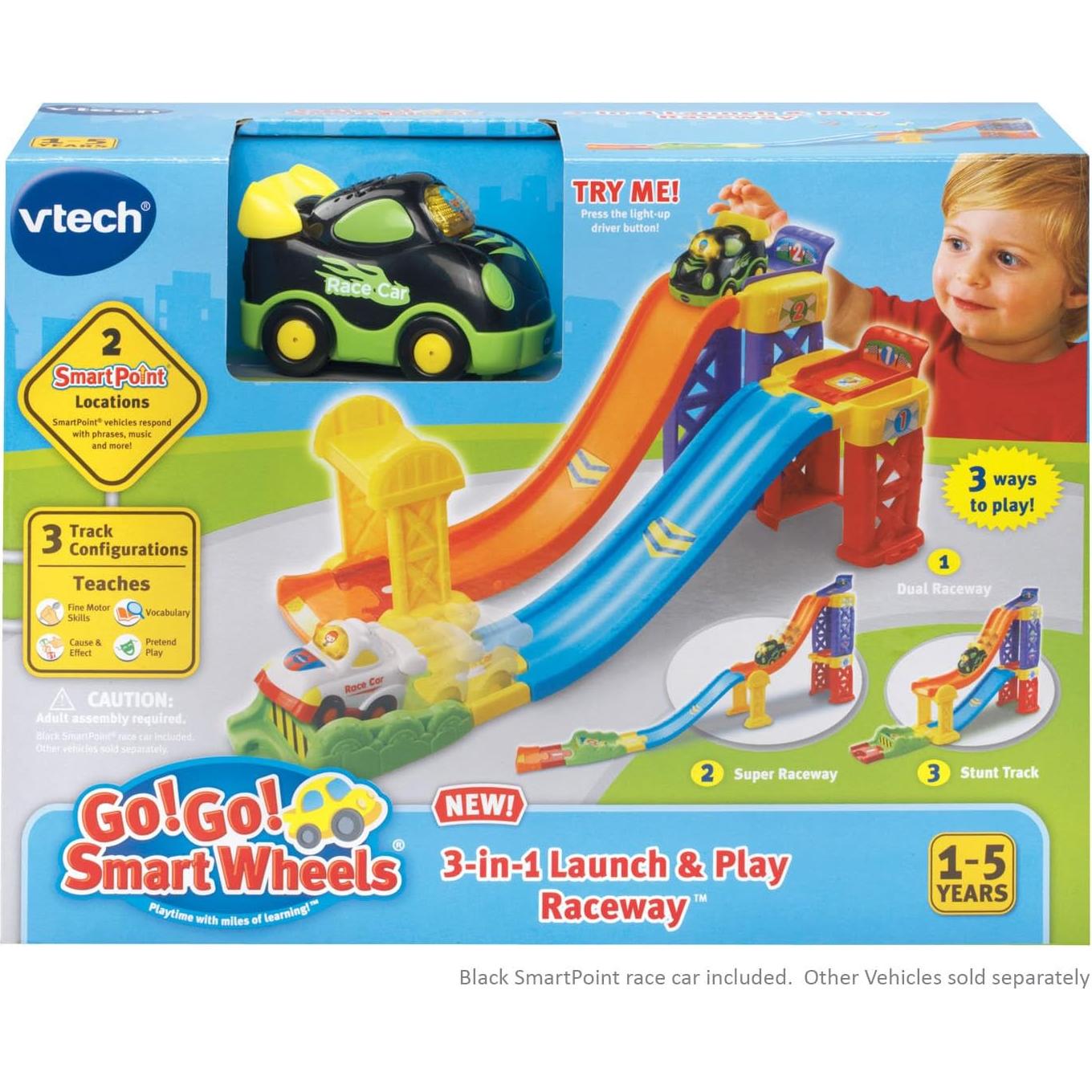 VTech Go! Go! Ruedas Inteligentes 3-en-1 Circuito Interactivo