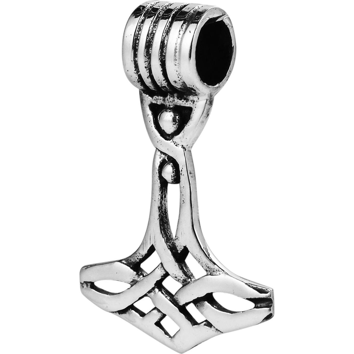 Colgante Martillo de Thor Mjolnir AeraVida Plata .925 18x27mm