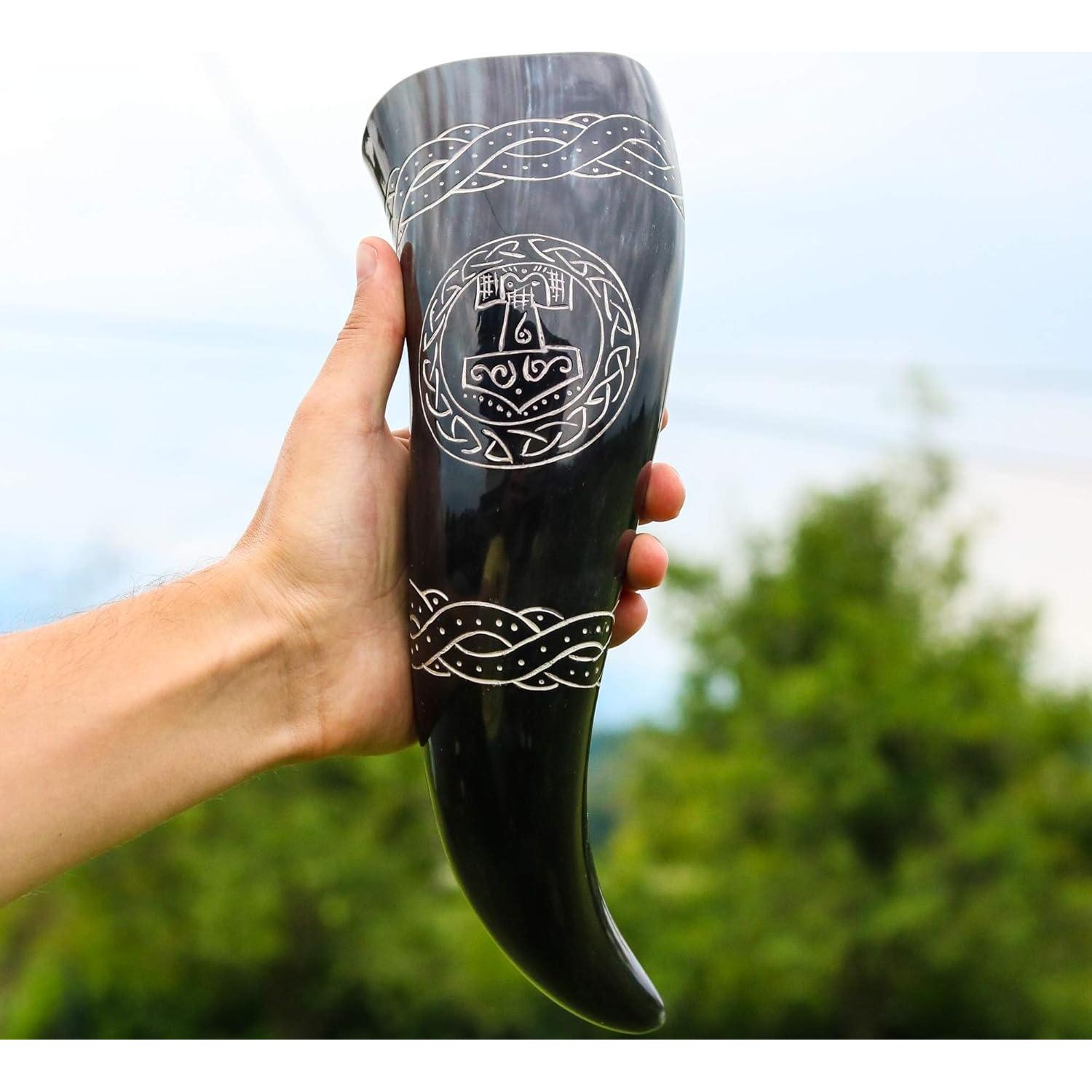 Cuerno de Bebida Vikingos 30.48cm - VikingsBrand Artesanal