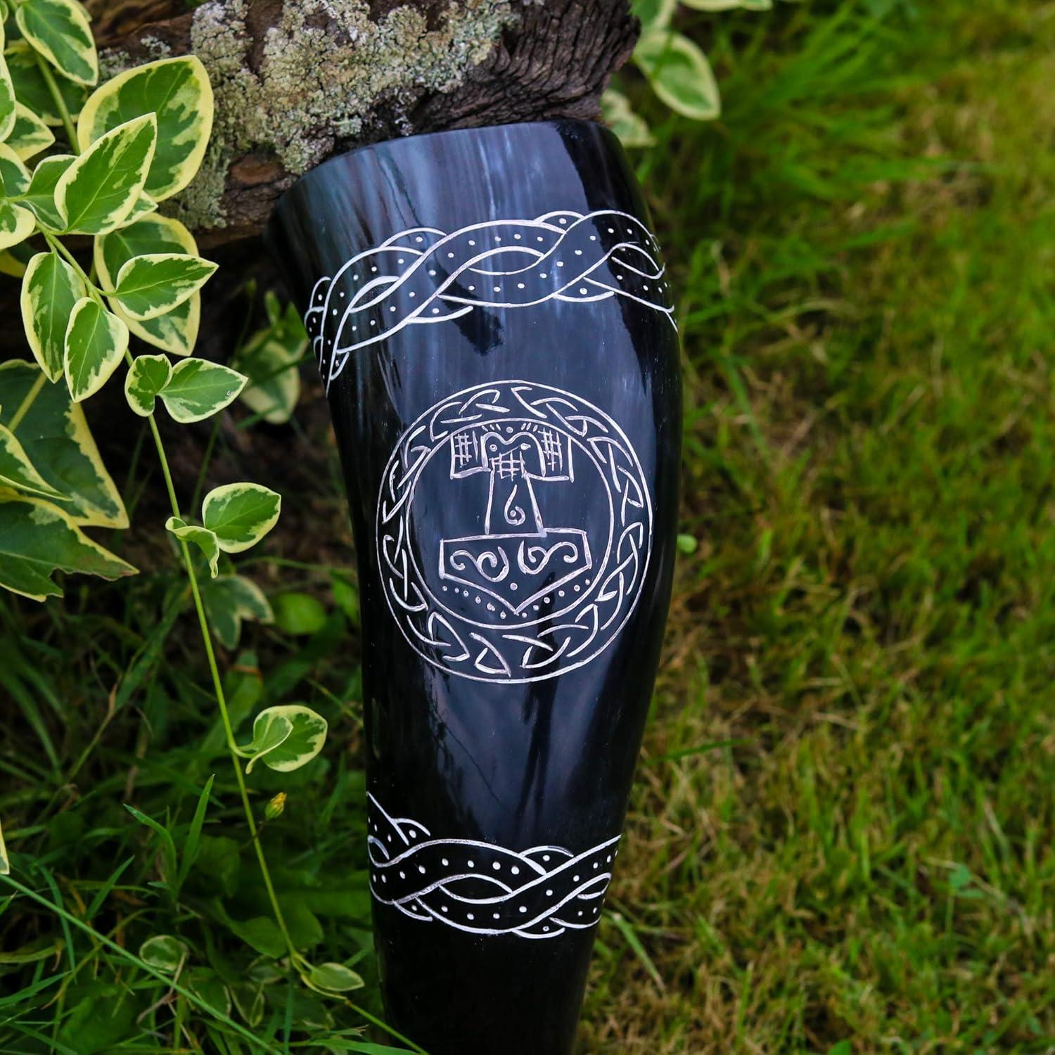 Cuerno de Bebida Vikingos 30.48cm - VikingsBrand Artesanal