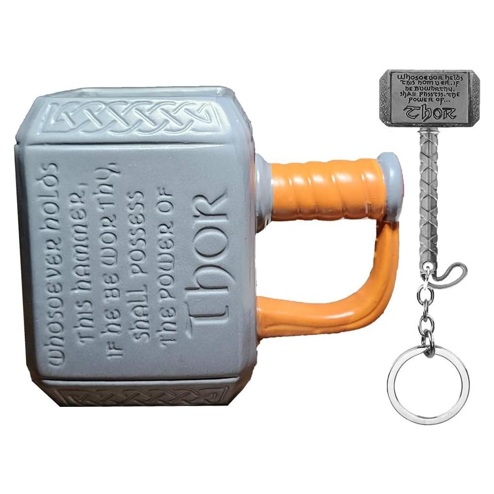 Juego de Regalo Martillo de Thor - Taza 532ml y Abrebotellas