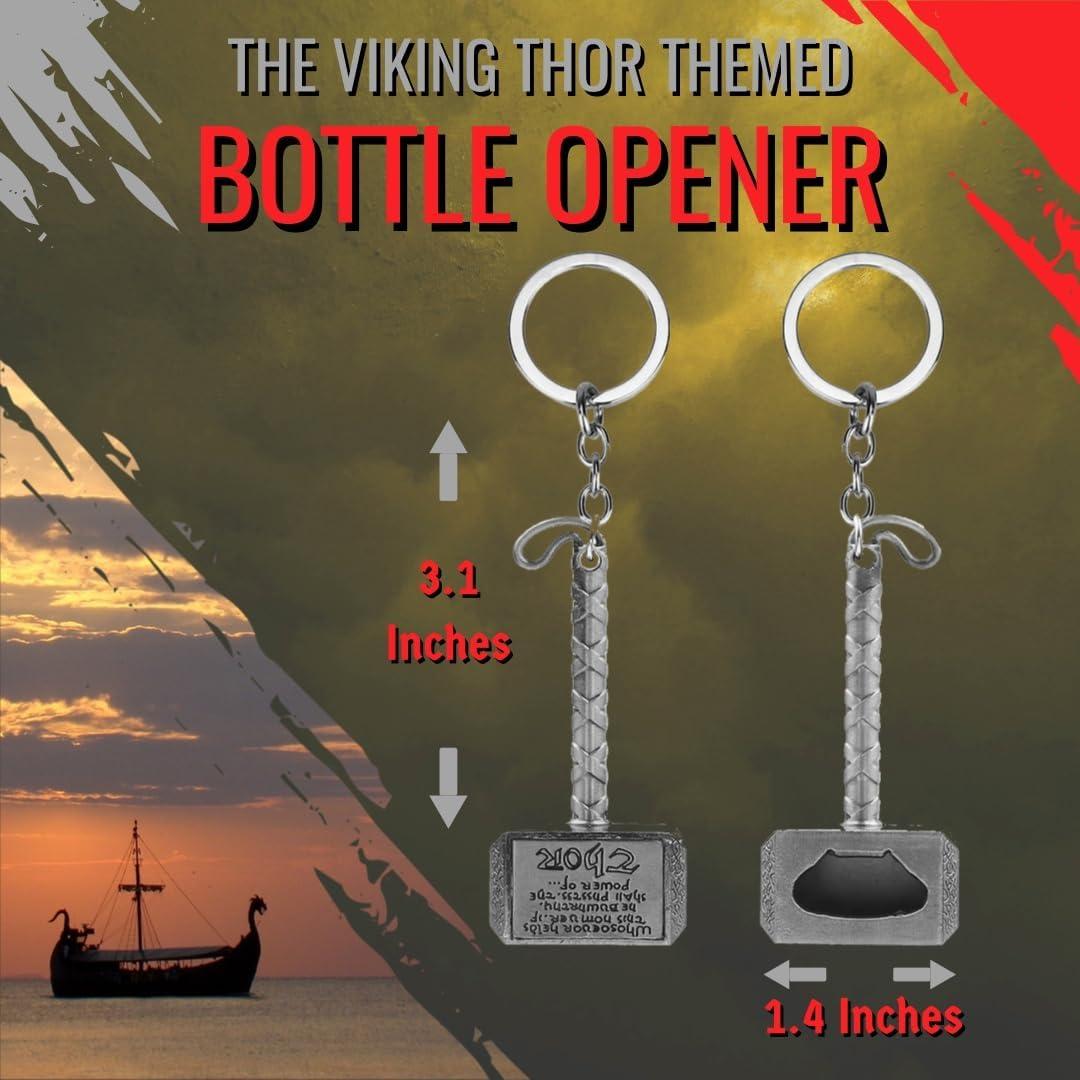 Juego de Regalo Martillo de Thor - Taza 532ml y Abrebotellas