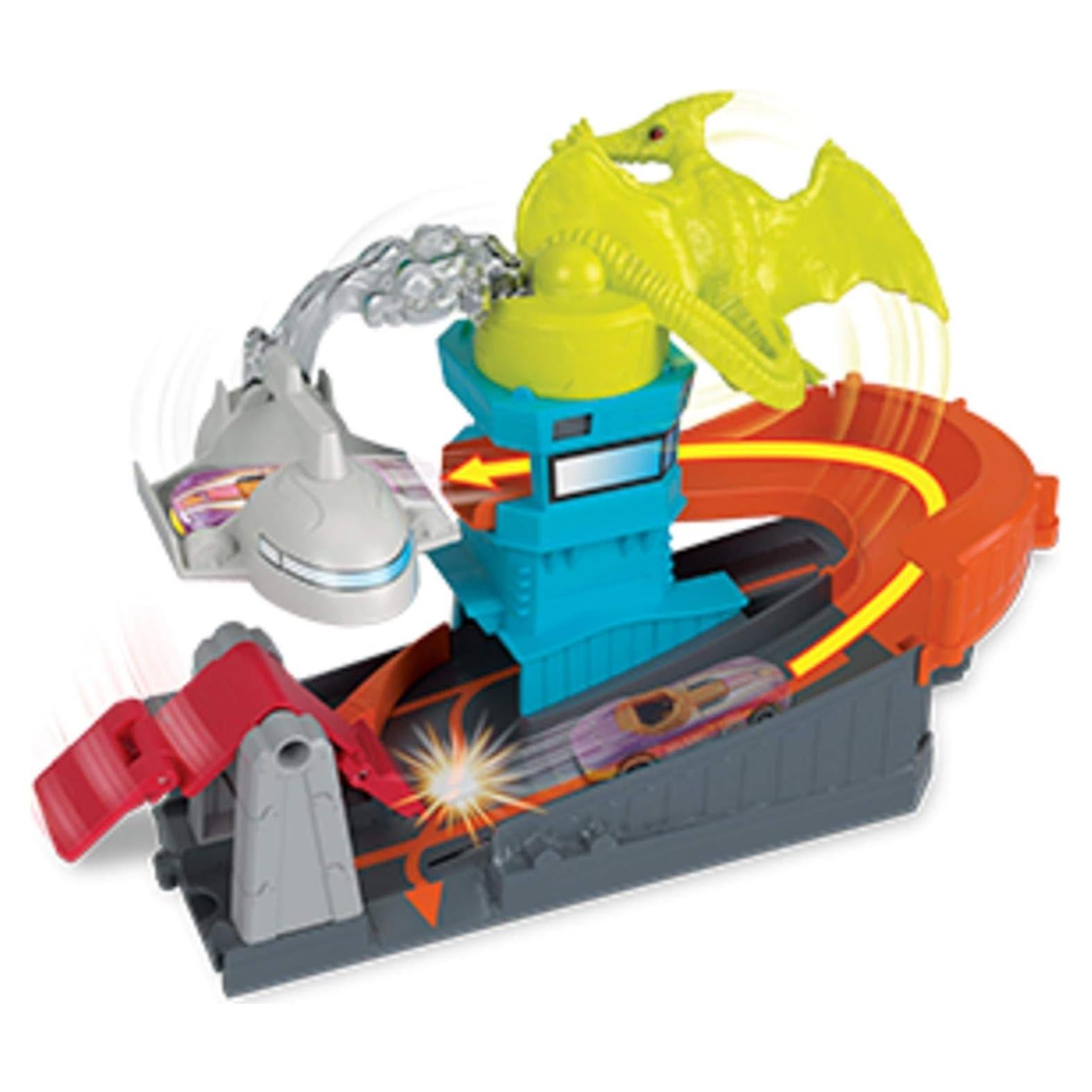 Hot Wheels Ptero Port Attack Mattel Set de Juego