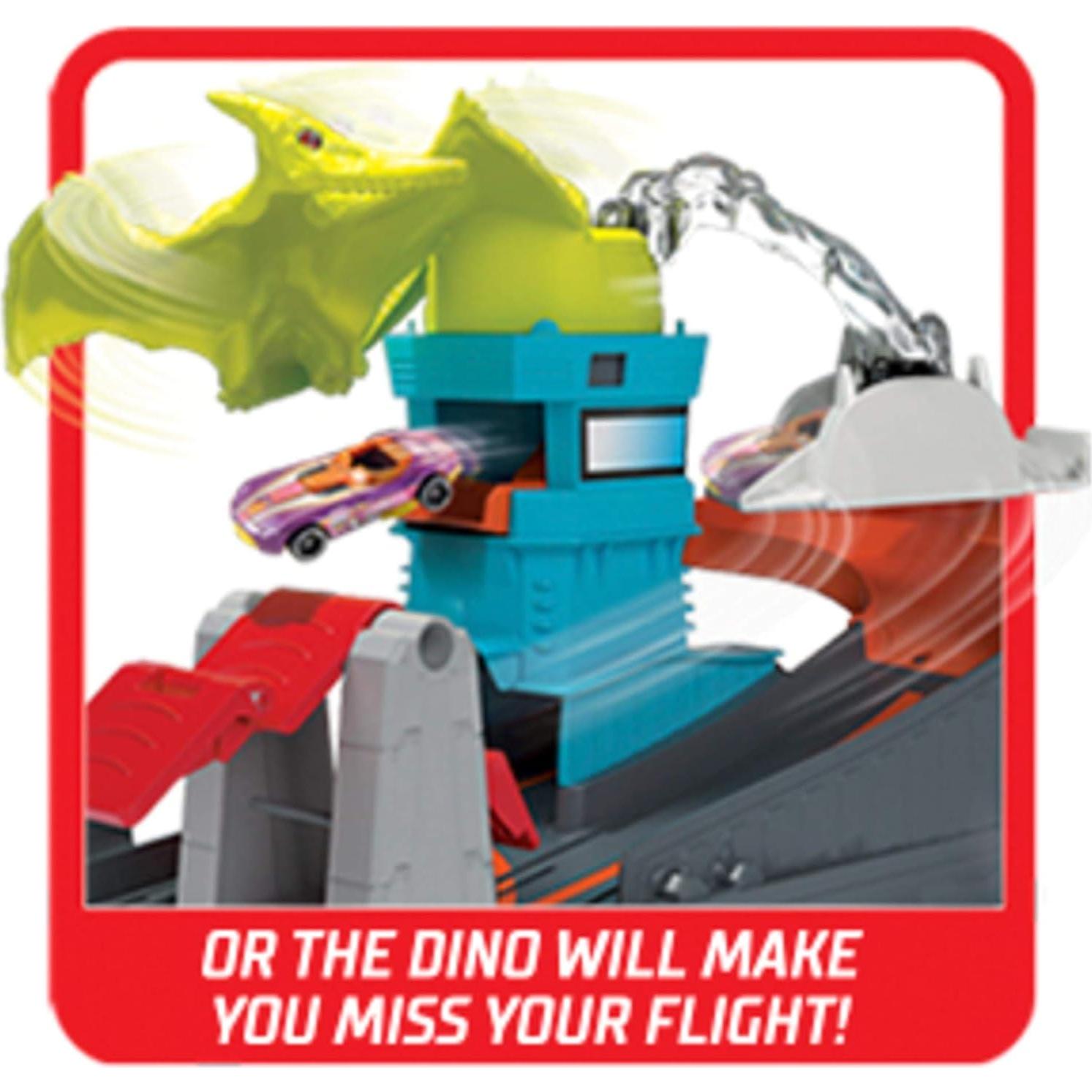 Hot Wheels Ptero Port Attack Mattel Set de Juego