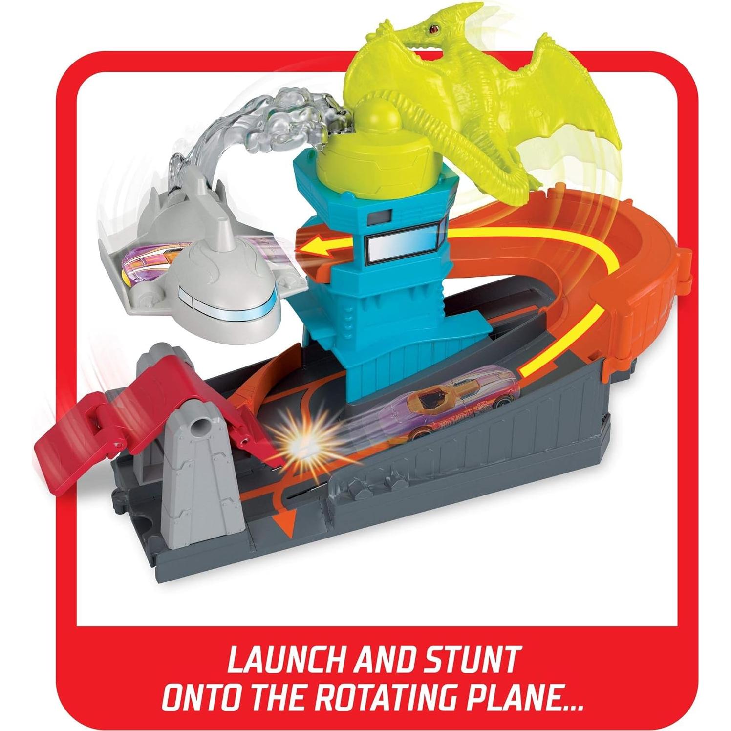 Hot Wheels Ptero Port Attack Mattel Set de Juego