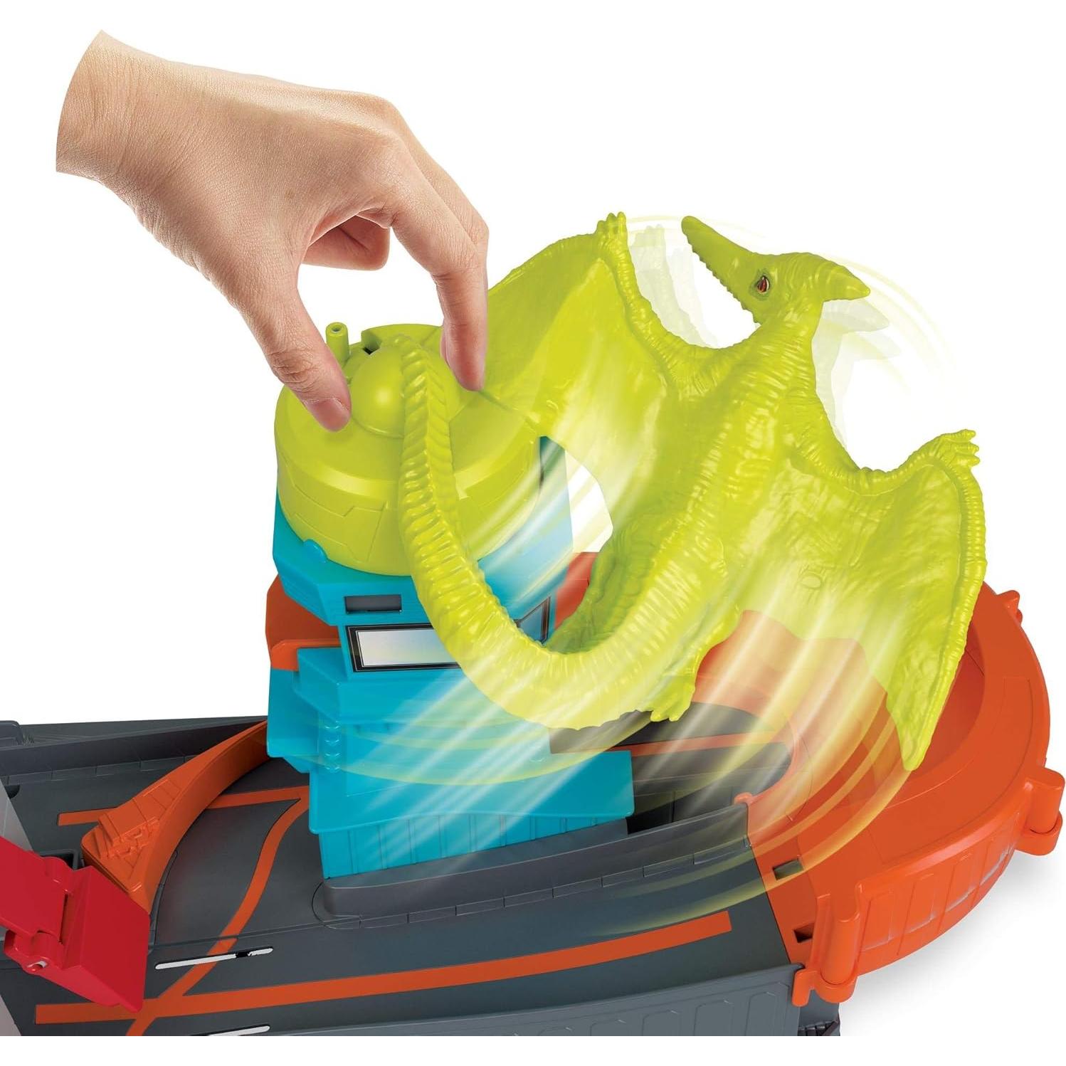 Hot Wheels Ptero Port Attack Mattel Set de Juego