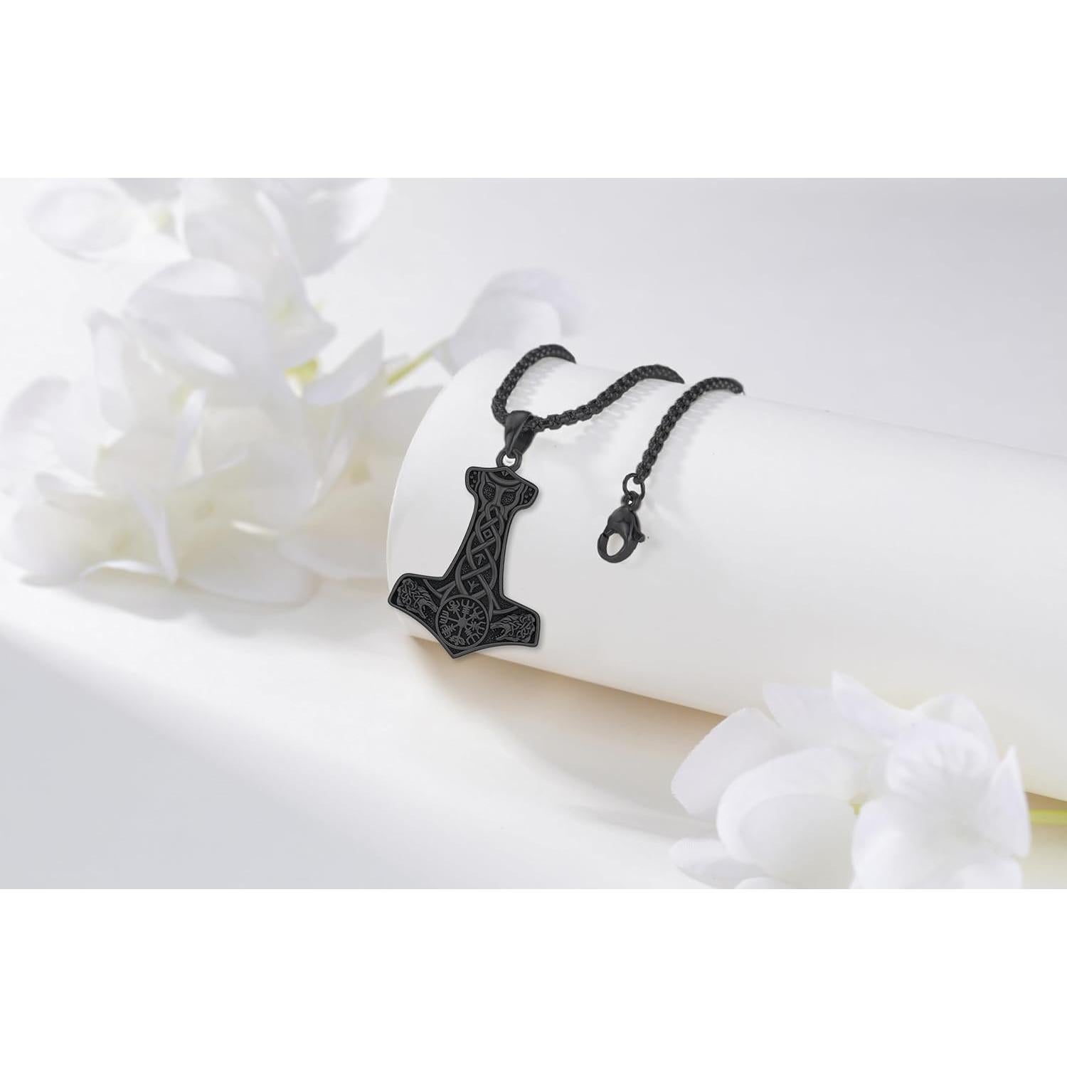 Collar Martillo de Thor AUDINCEED Plata Esterlina 925 55.88 cm