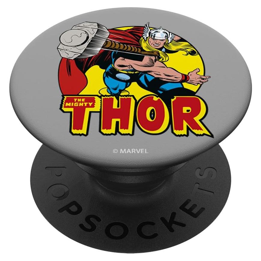 PopSocket Estándar Marvel Thor Martillo Negro 136g