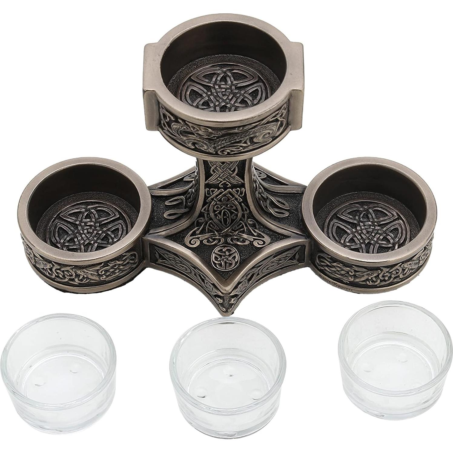 Soporte para Velas de Té Martillo de Thor Veronese 12.4 cm