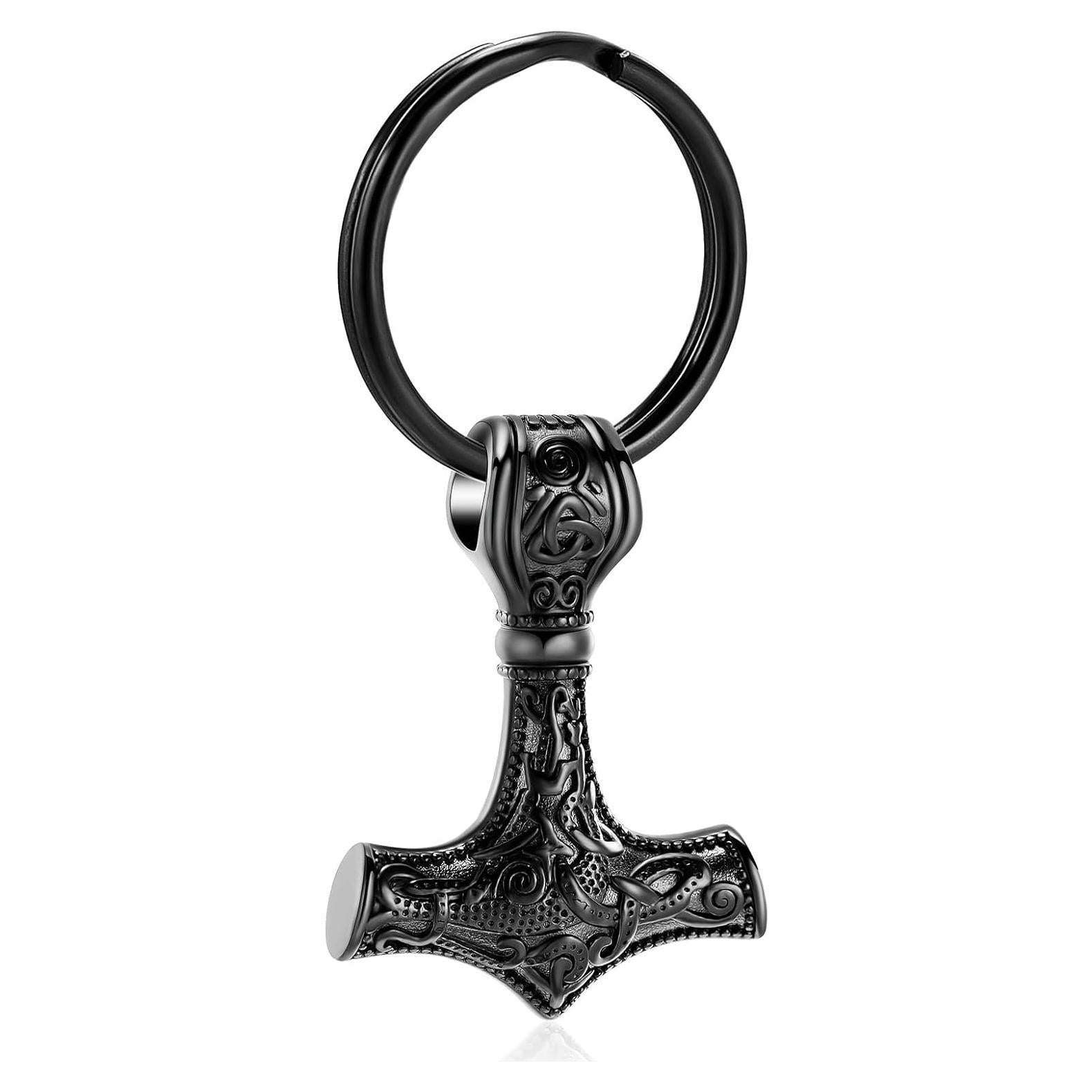 Collar Urna Mjolnir Thor Acero Inoxidable 3x4 cm para Cenizas