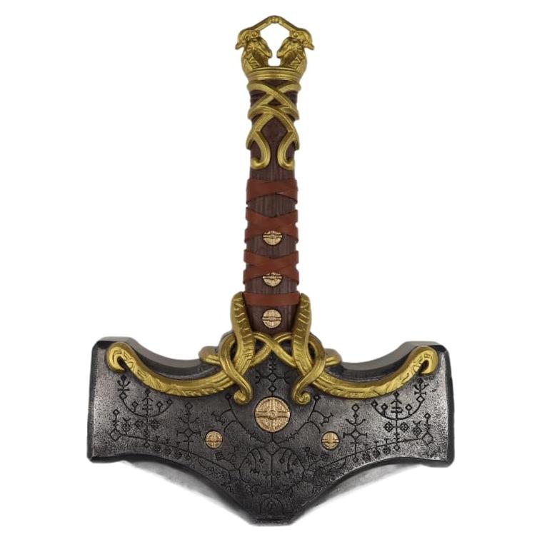 Martillo Mjolnir de Metal Sólido 12 kg - Thor GOW Ragnarok