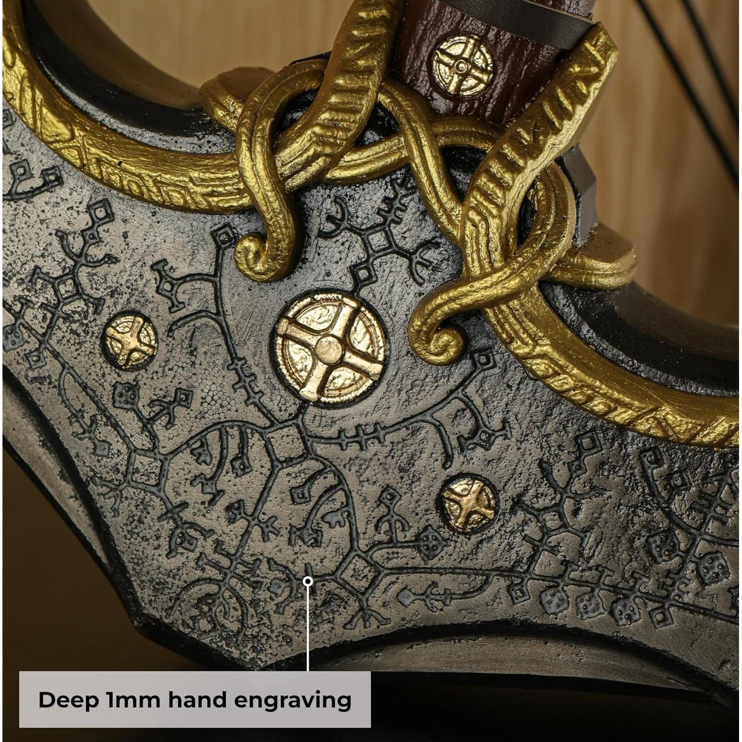 Martillo Mjolnir de Metal Sólido 12 kg - Thor GOW Ragnarok