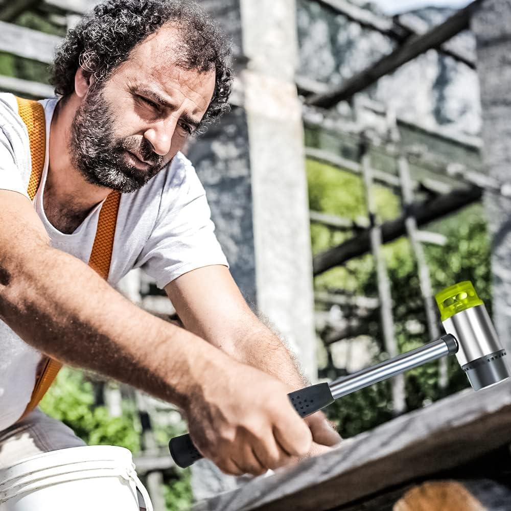 Martillo Doble MotBach 2 Pack con Cabezas Reemplazables 25mm 35mm