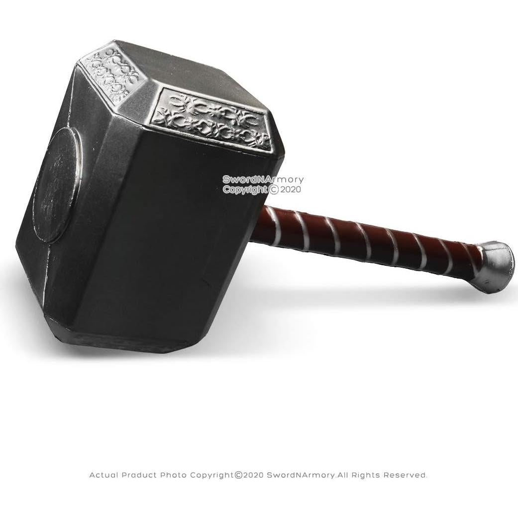 Martillo Thor LARP Munetoshi 43 cm Espuma Alta Densidad