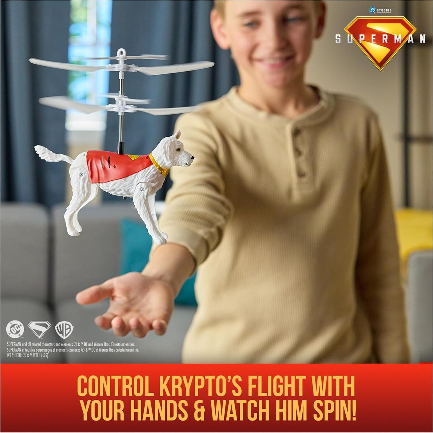 Juguete RC Krypto Superman 19 cm Control Mano 4+ años