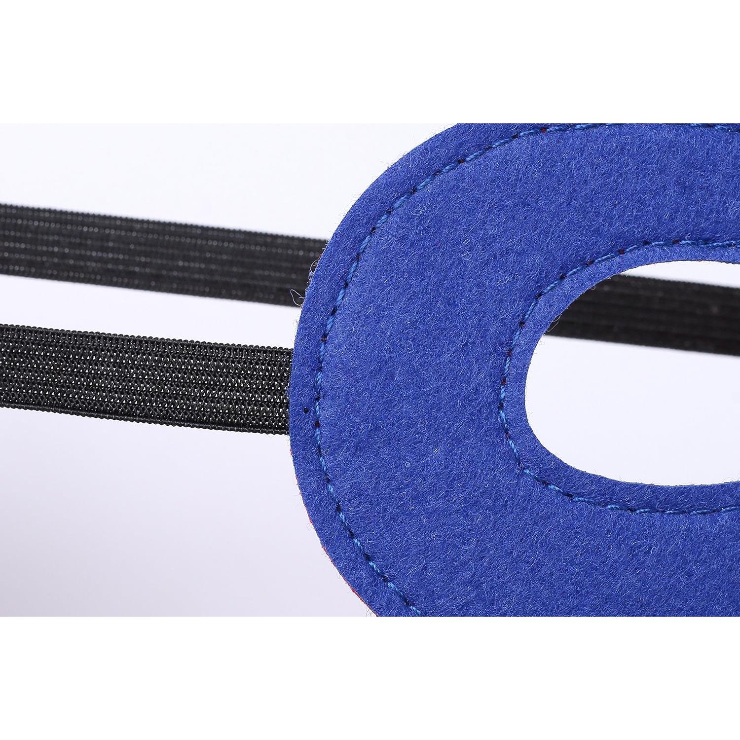 Capa de Superhéroe Azul Diffly con Máscara para Niños 70x70cm