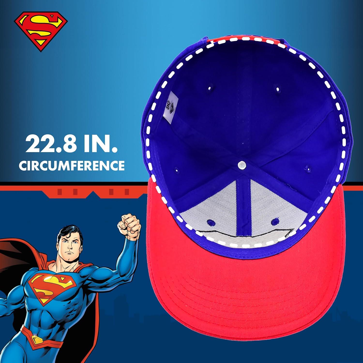 Gorra de béisbol Superman DC Comics ajustable unisex