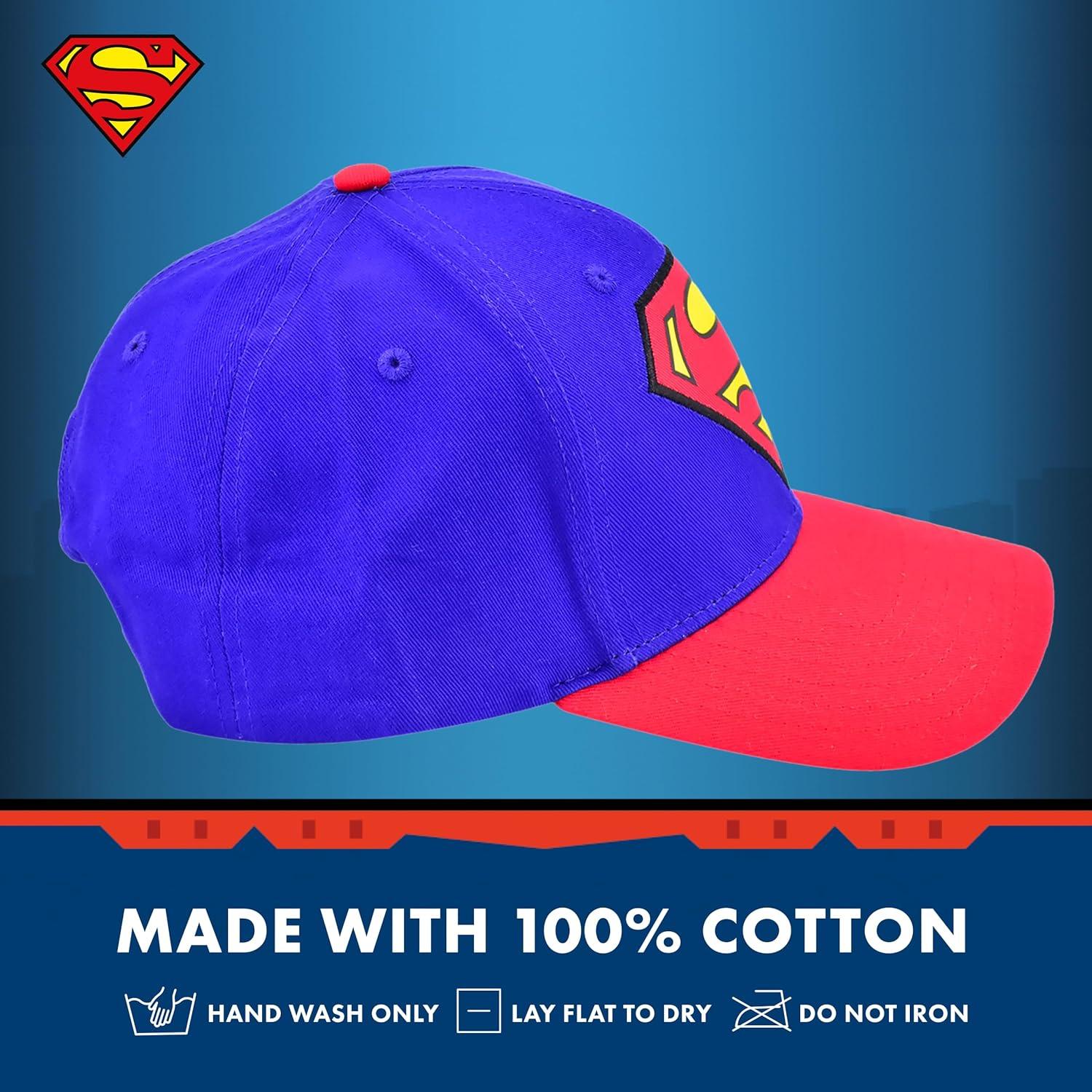 Gorra de béisbol Superman DC Comics ajustable unisex
