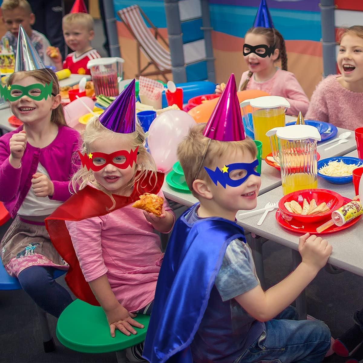 Conjunto de Capas y Máscaras de Superhéroe D.Q.Z - 20 Juegos