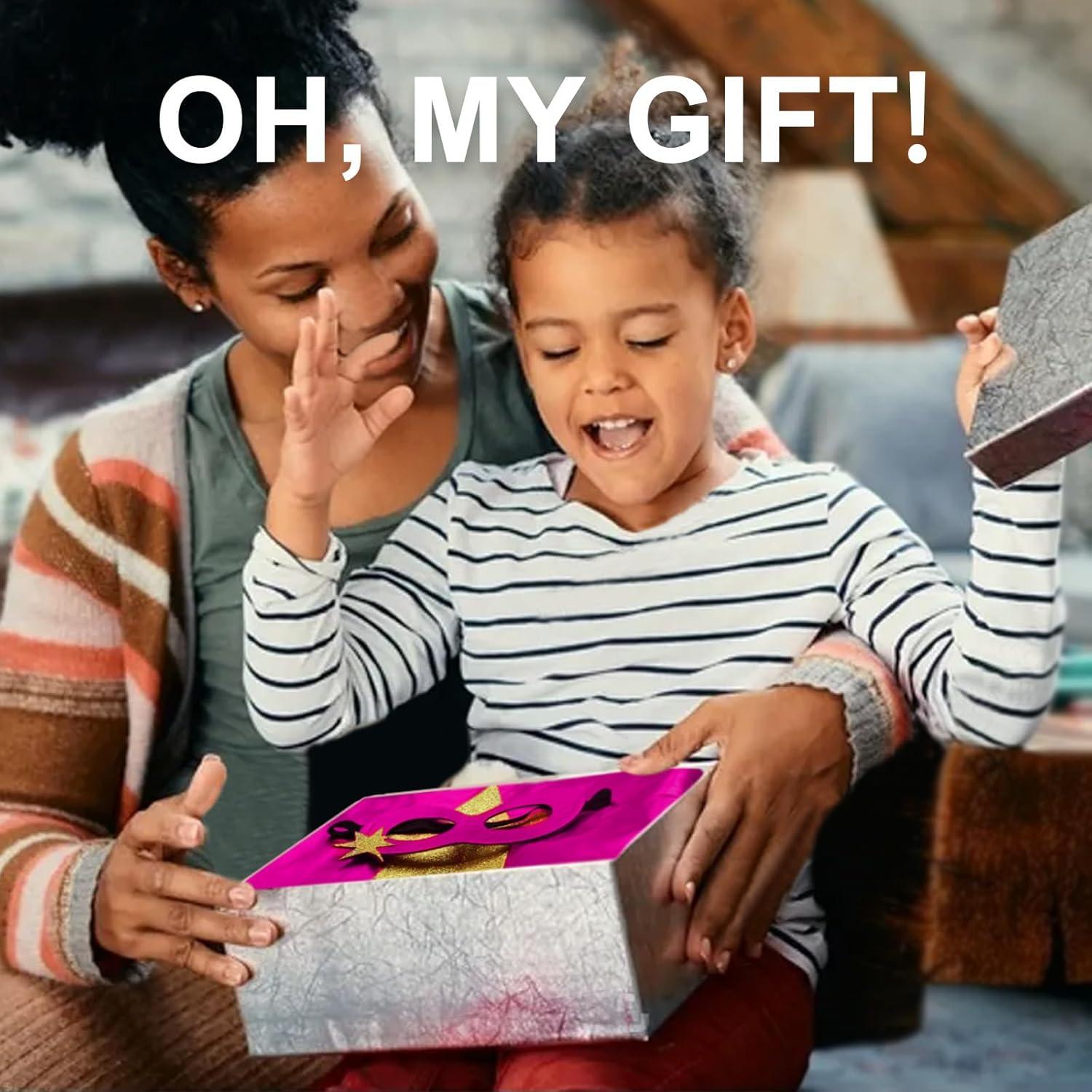 Disfraz de Superhéroe para Niñas iROLEWIN - Capa Arcoíris y Tutú