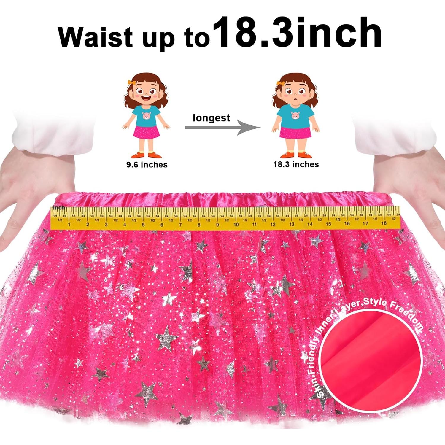 Disfraz de Superhéroe para Niñas iROLEWIN - Capa Arcoíris y Tutú