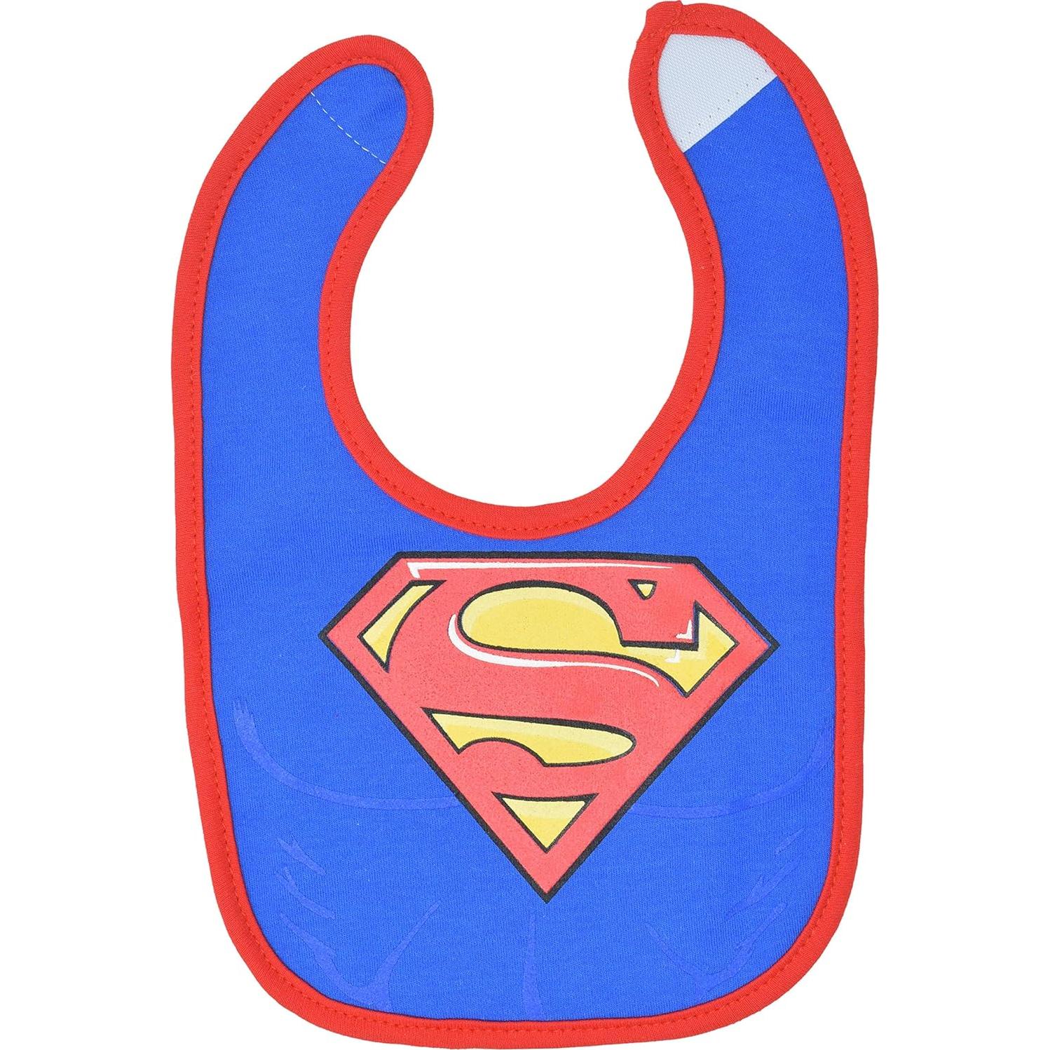 Baberos para Bebés Warner Bros. Liga de la Justicia 6 Piezas