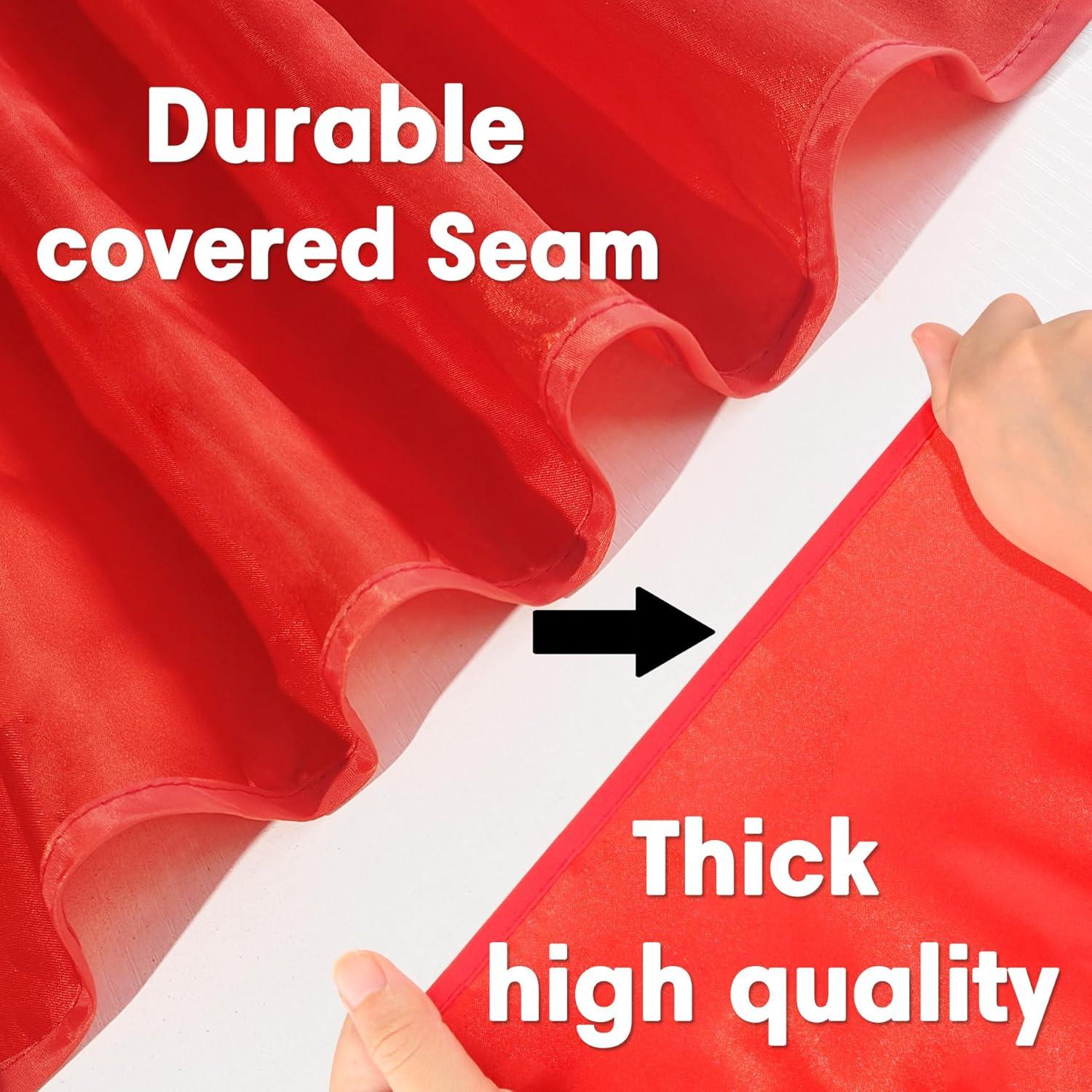 Capa y Máscara de Superhéroe D.Q.Z para Adultos - Rojo