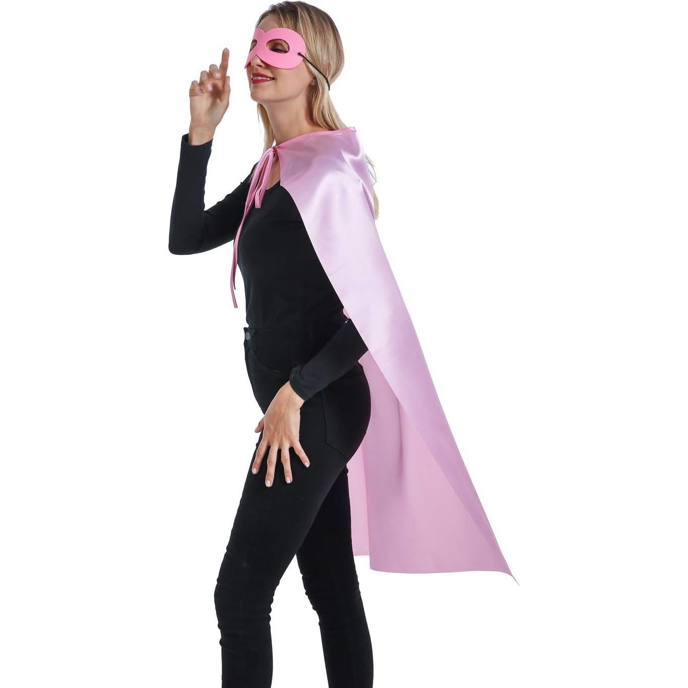 Capes y Máscaras de Superhéroe Kidsfere - 12 Colores para Adultos