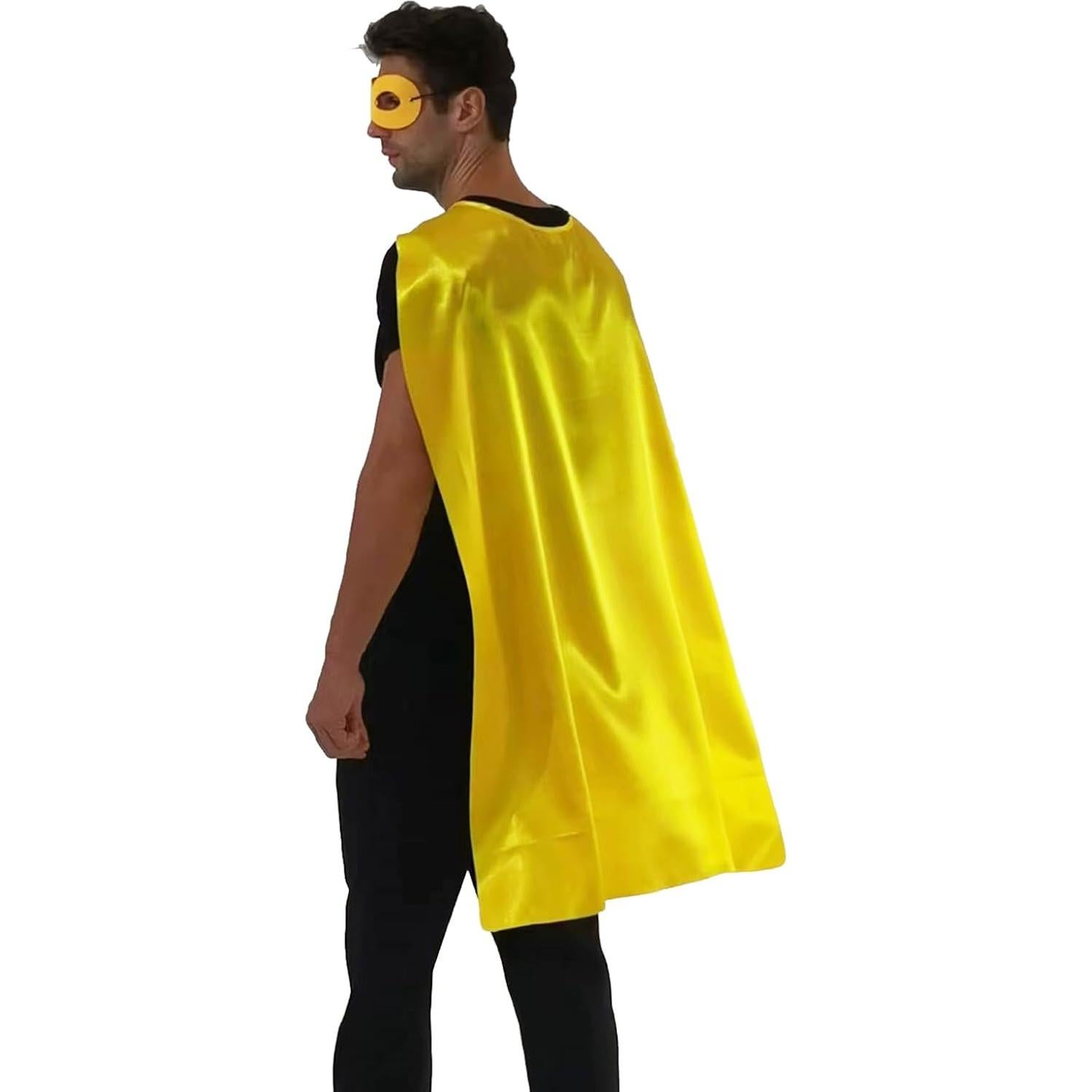 Capes y Máscaras de Superhéroe Kidsfere - 12 Colores para Adultos