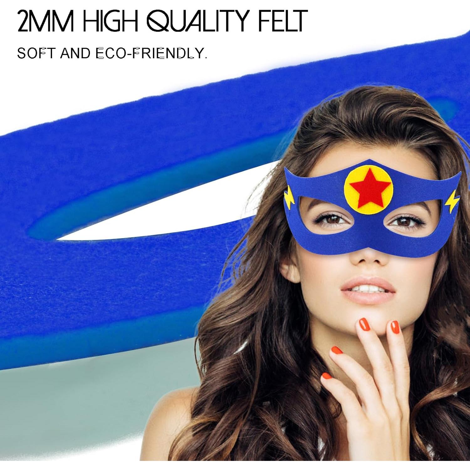 Disfraces de Superhéroe iROLEWIN con Capa y Máscara Adultos