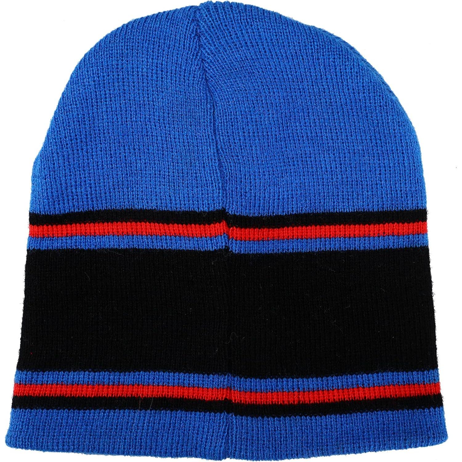 Gorro de puño Bioworld Superman para niño azul con logo