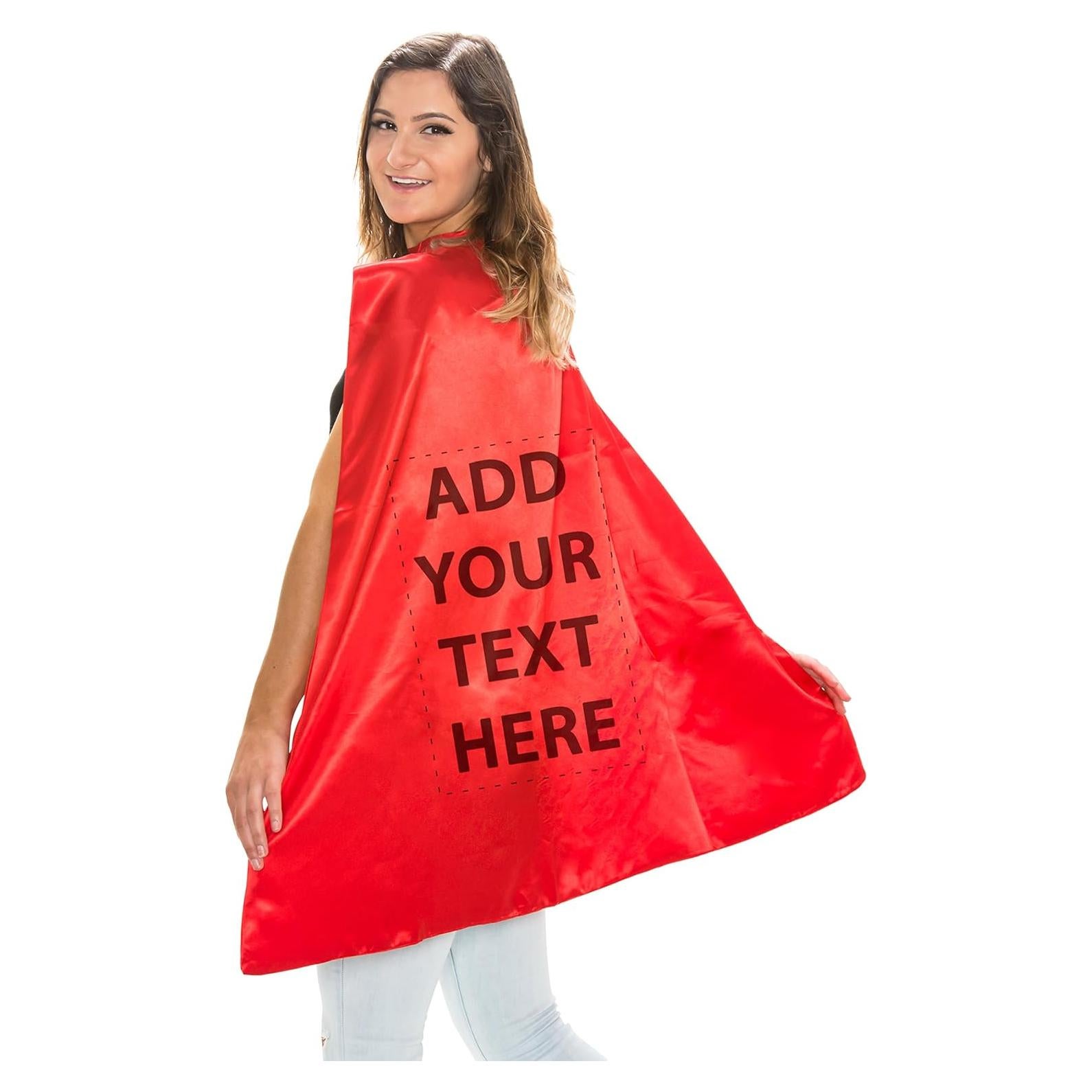 Capa Personalizada de Superhéroe Reversible 100% Poliéster