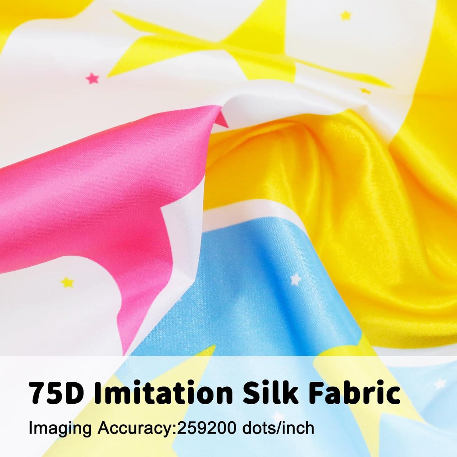 Disfraz de Superhéroe para Niños ROLEWIN - Capa Rosa 80 cm