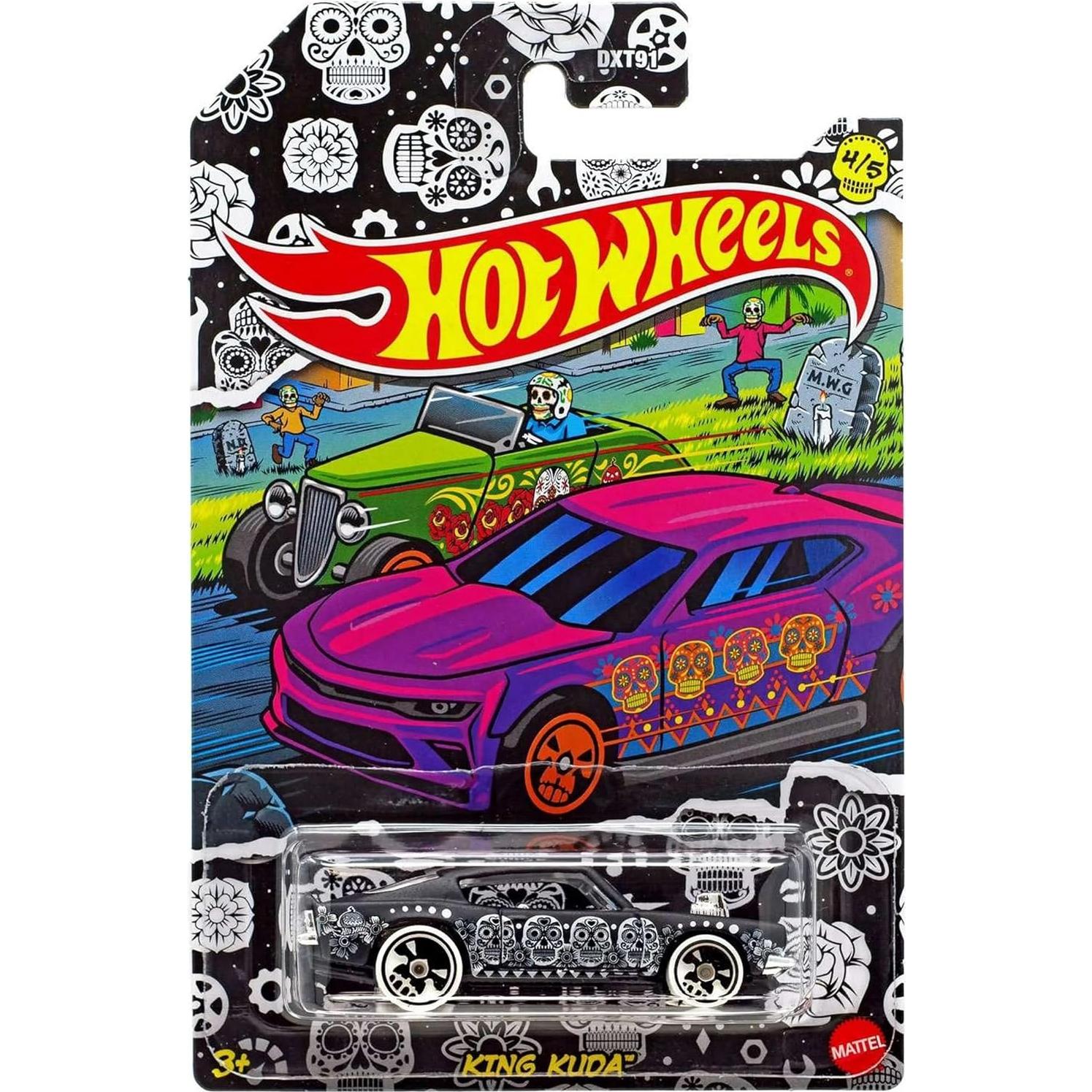 Conjunto de 5 Autos Diecast Hot Wheels 2021 Día de Muertos