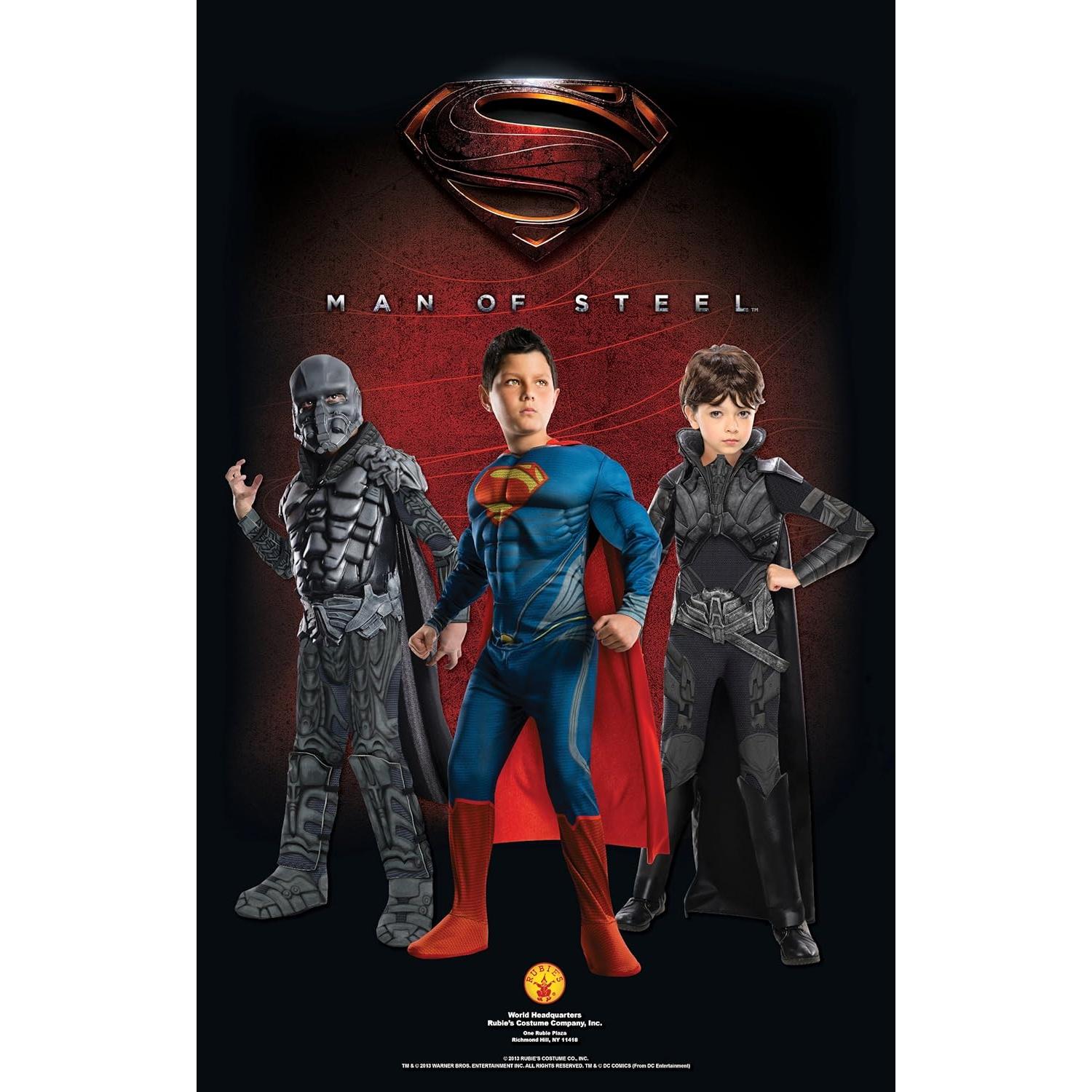 Disfraz de Superman Deluxe Traje Negro Rubie's para Niños