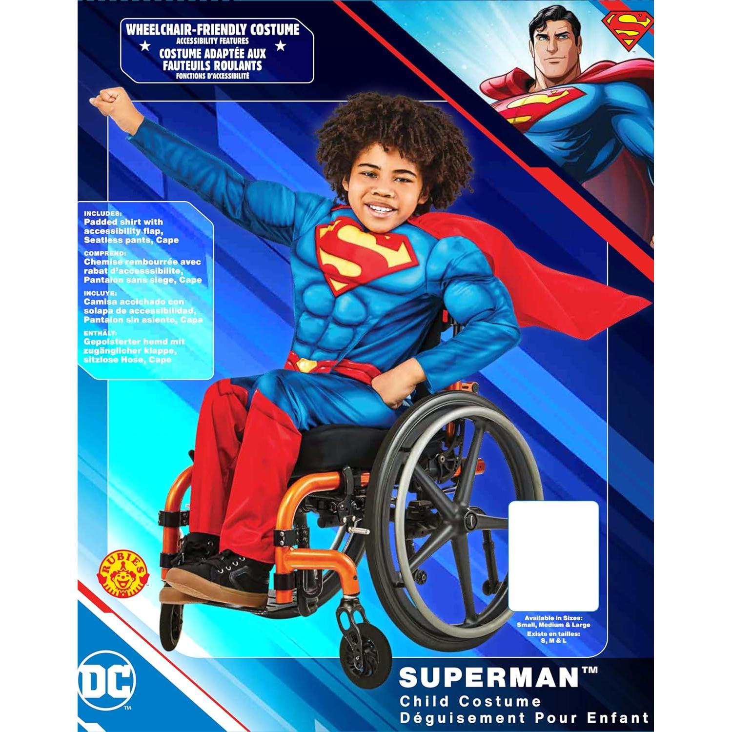 Disfraz Adaptativo Superman Rubies para Niños Pequeños