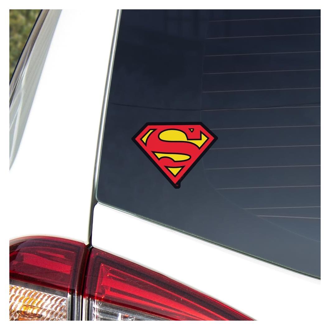 Calcomanía Premium Logo Superman 10.16 cm Vinilo para Autos