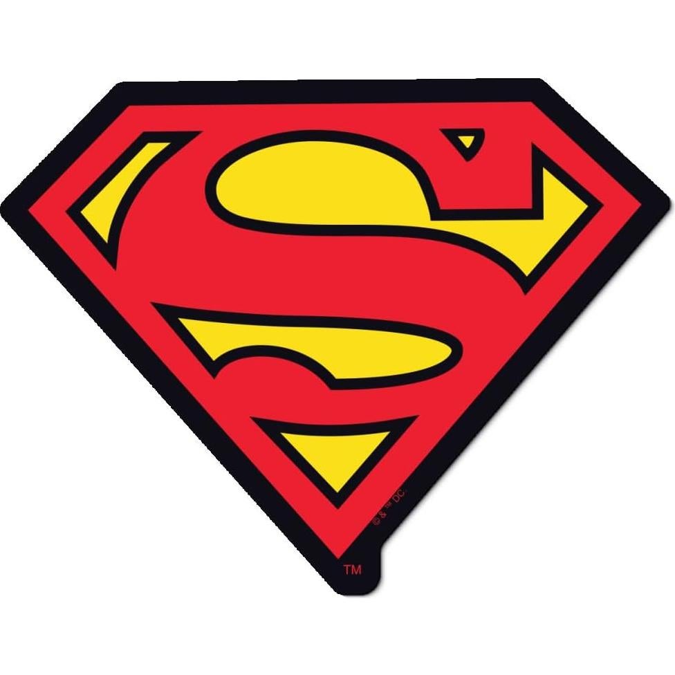 Calcomanía Premium Logo Superman 10.16 cm Vinilo para Autos