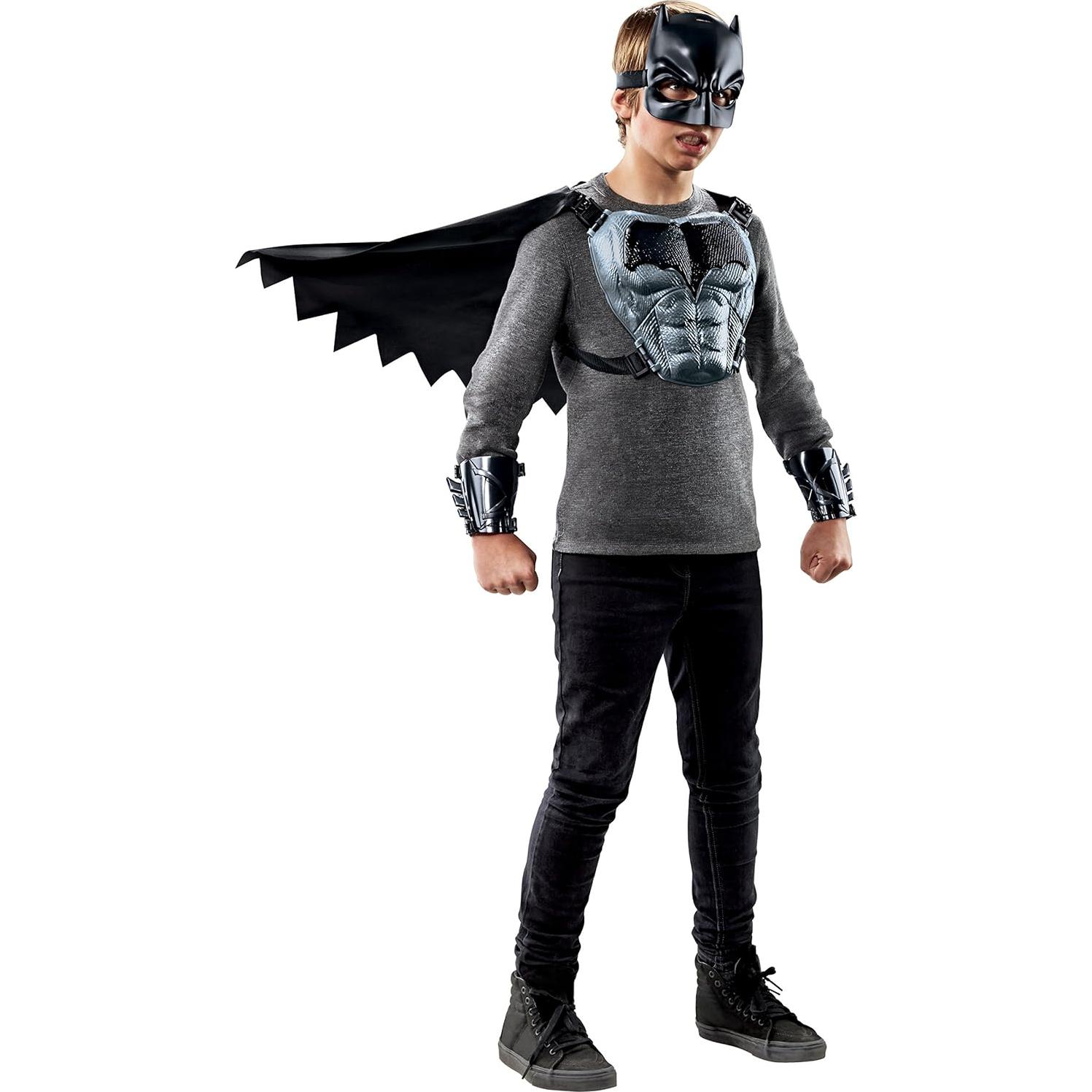 Conjunto de Juego de Rol Batman Mattel - Capa, Capucha y Guanteletes