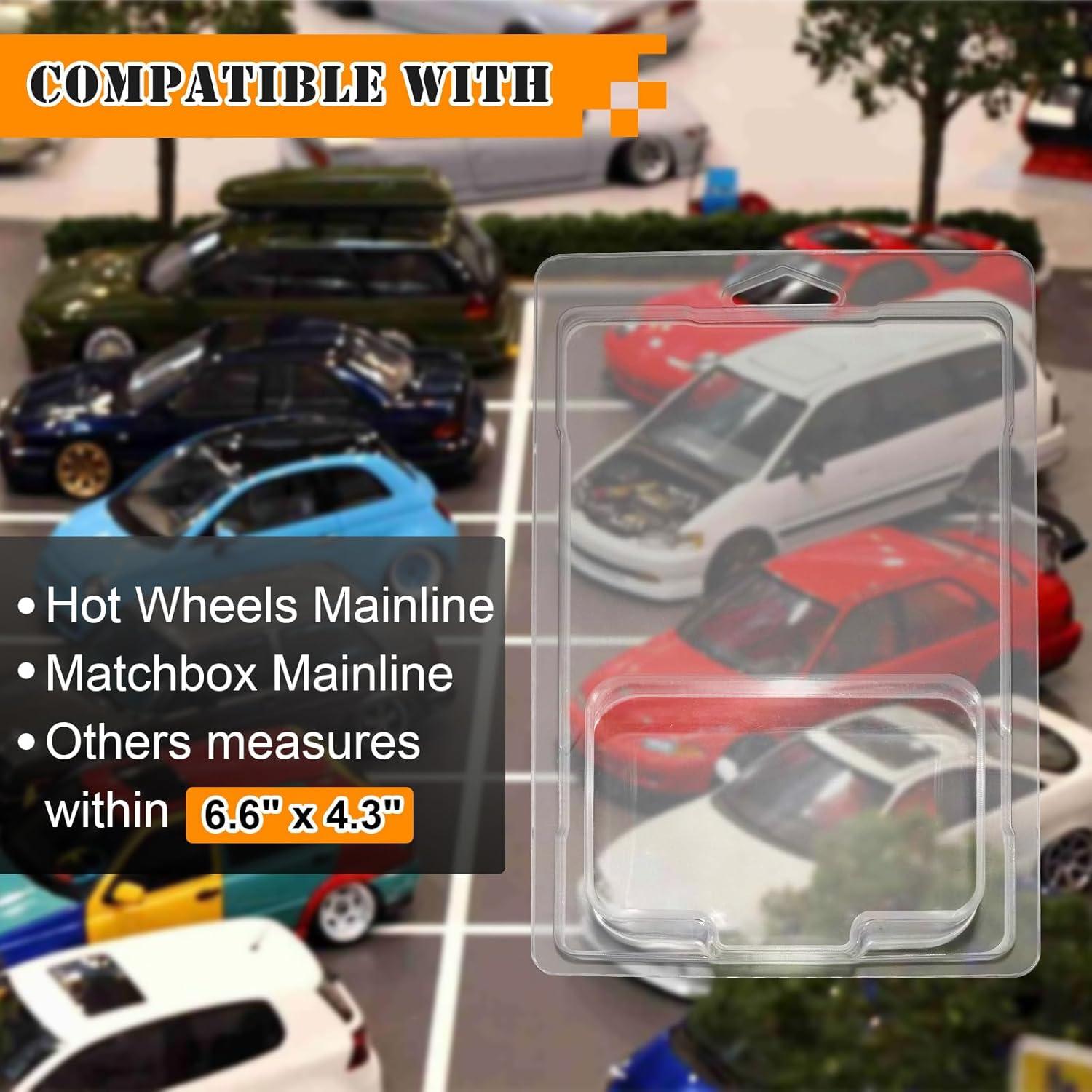 50 Fundas Protectores Hot Wheels 16.5x10.8 cm Acfunique