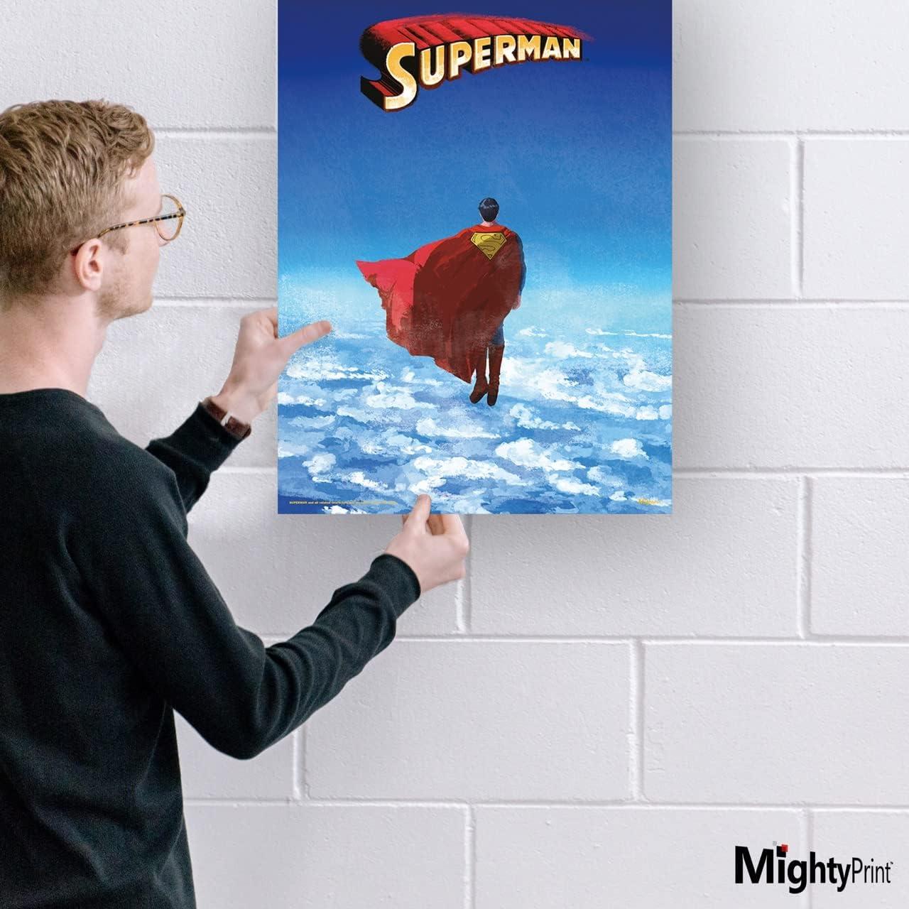 Arte de Pared MightyPrint Superman 43.2x61 cm - DC Comics