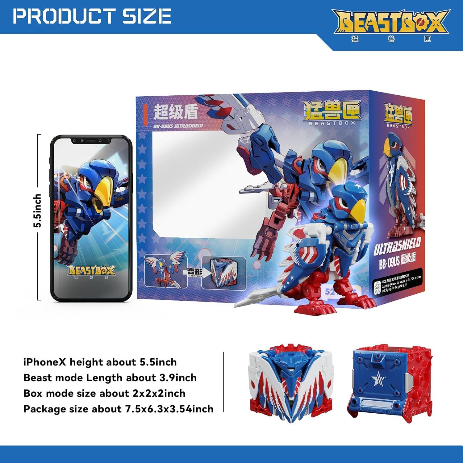 Juguete de Acción 52TOYS BEASTBOX ULTRASHIELD Transformable