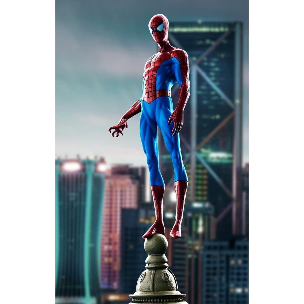 Figura PVC Spider-Man Diamond Select 22.86 cm Detalles Pintura