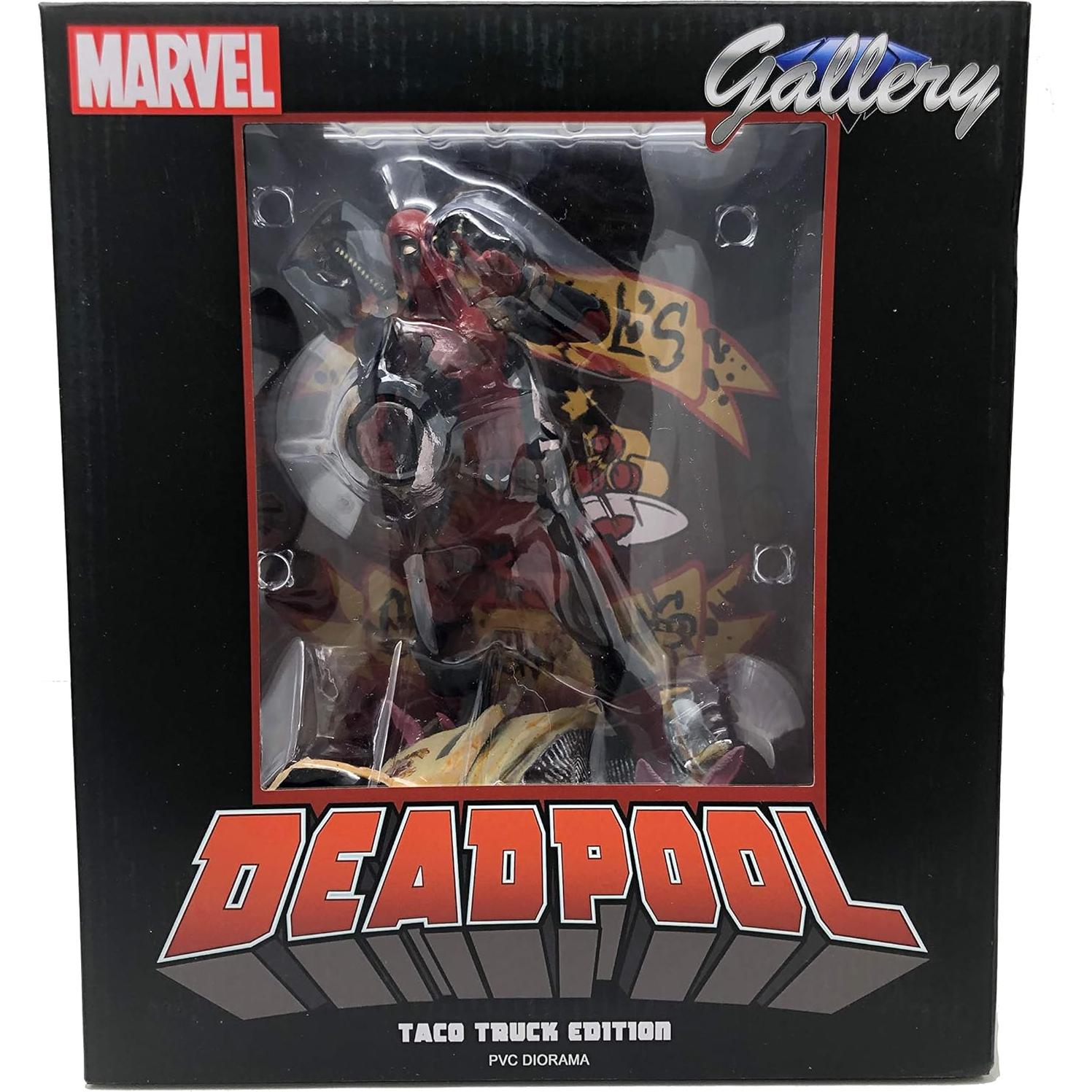 Figura Diorama Deadpool Camión de Tacos Diamond Select 25.4 cm PVC