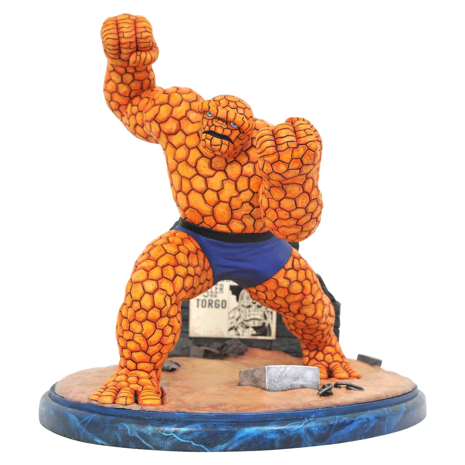 Estatua de Thing Diamond Select Toys 23 cm Detalles Pintura