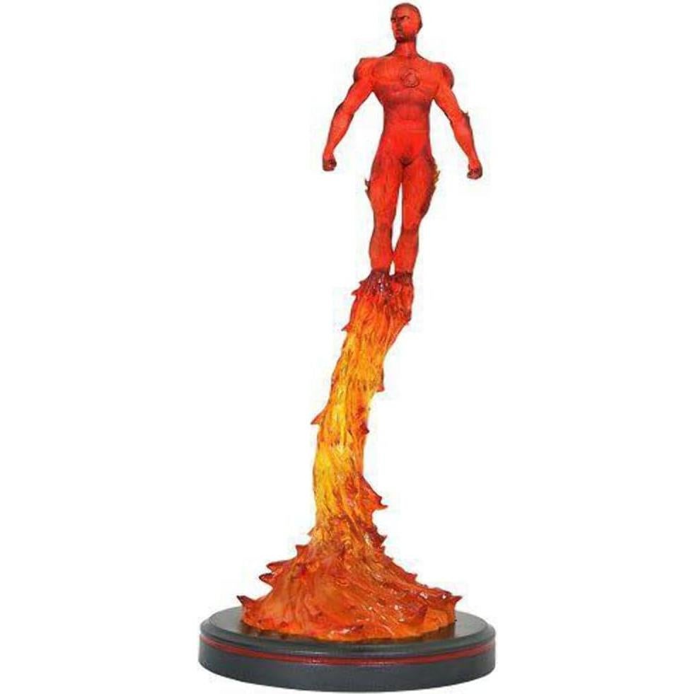 Estatua Human Torch Diamond Select Toys 35.56 cm Multicolor