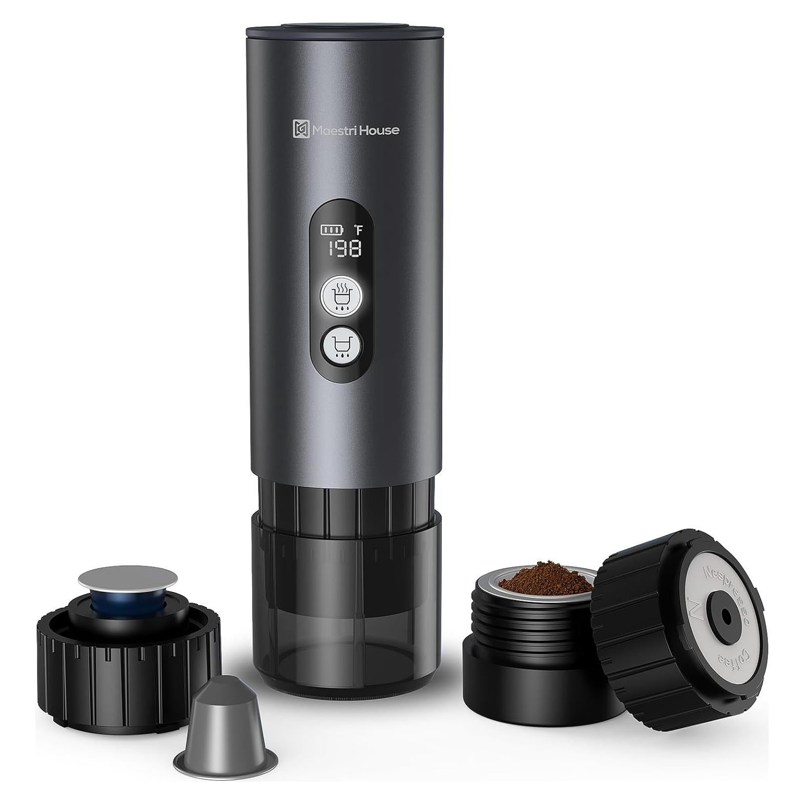 Maestri House Máquina de Espresso Portátil 150W Gris