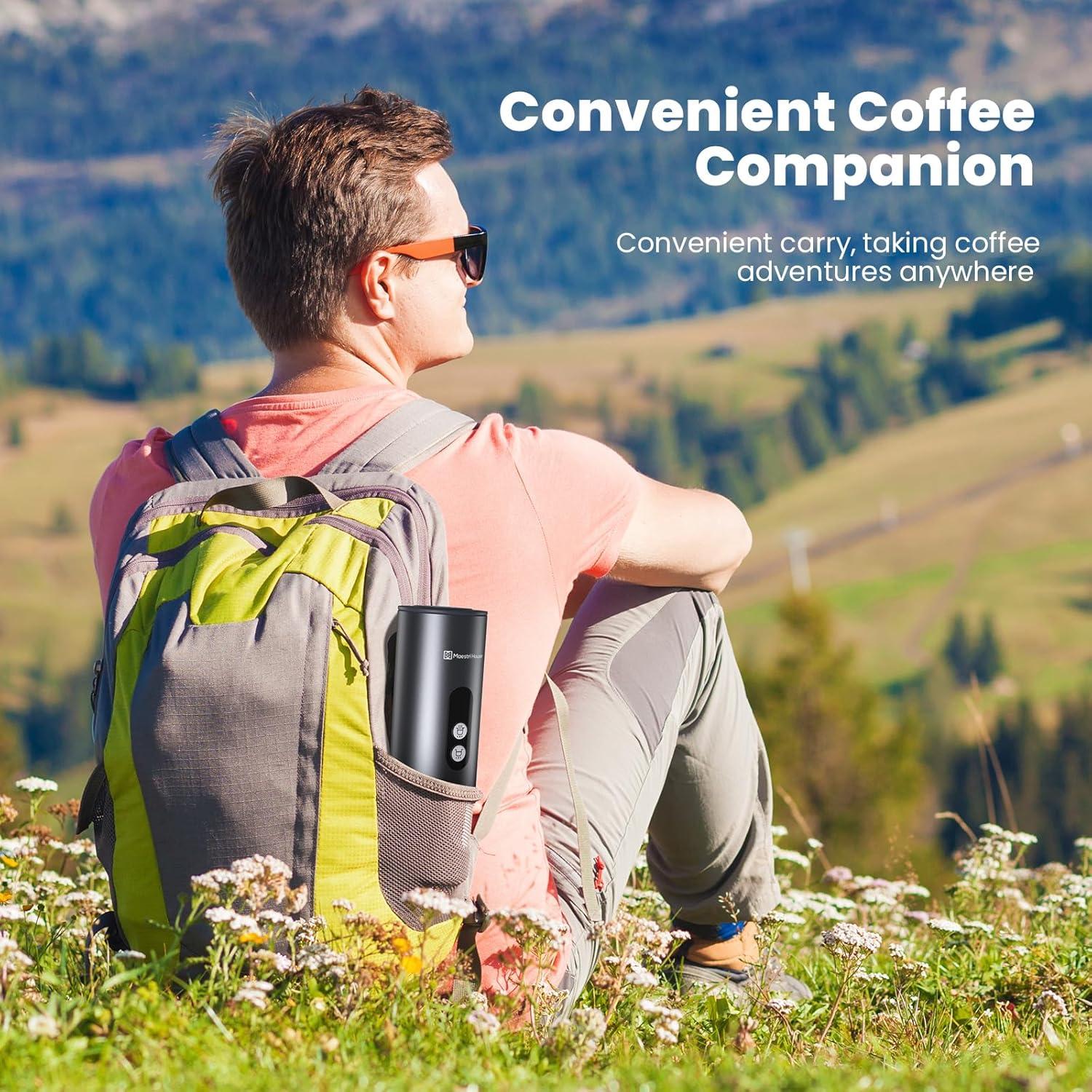 Maestri House Máquina de Espresso Portátil 150W Gris