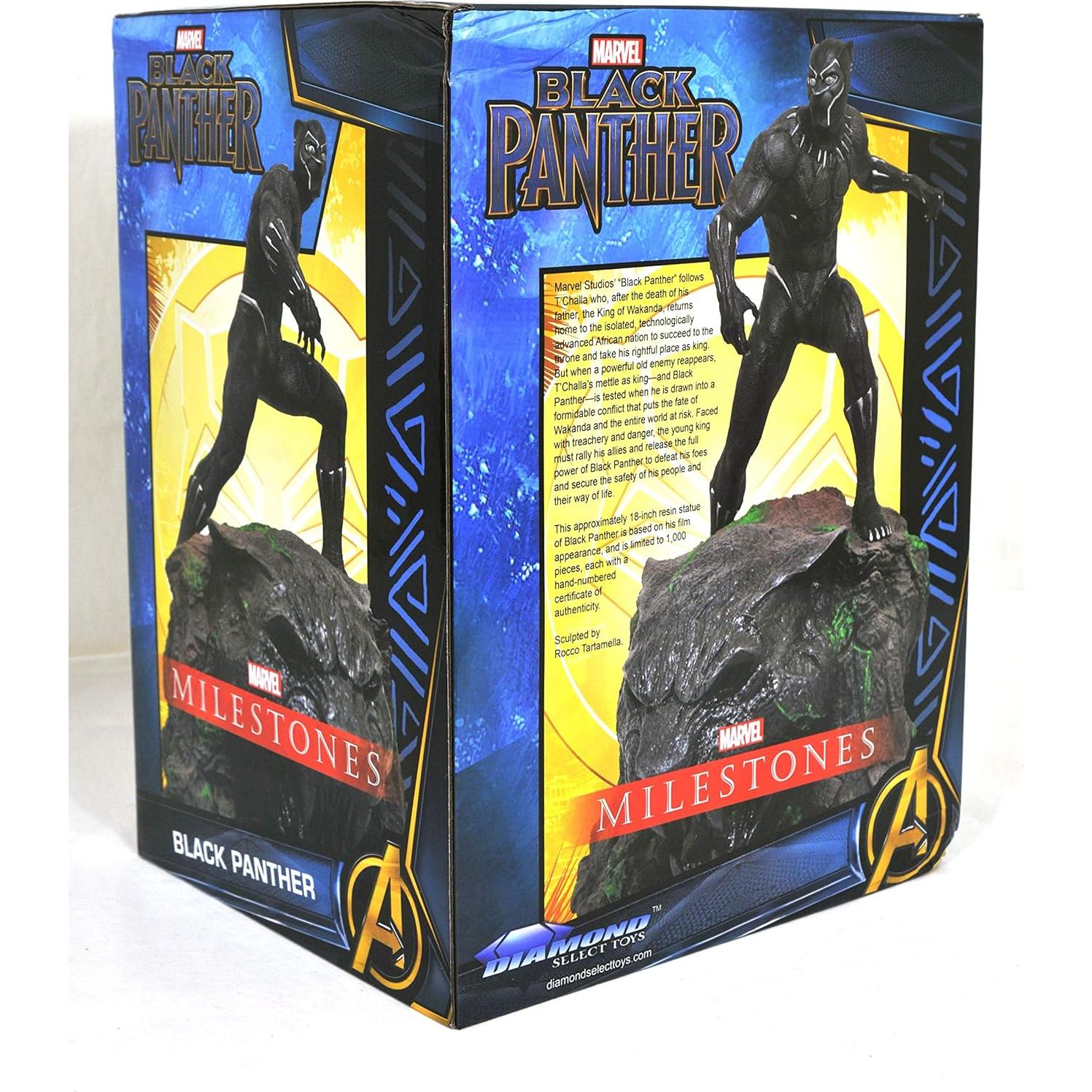 Estatua de resina Black Panther Diamond Select 35.56 cm